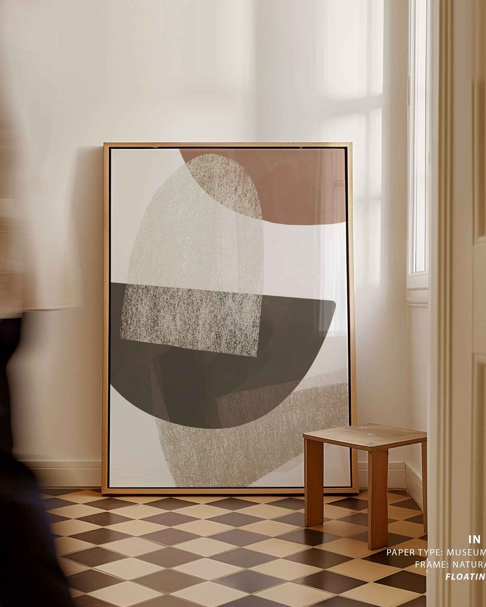 Earth Tone Geometric Art