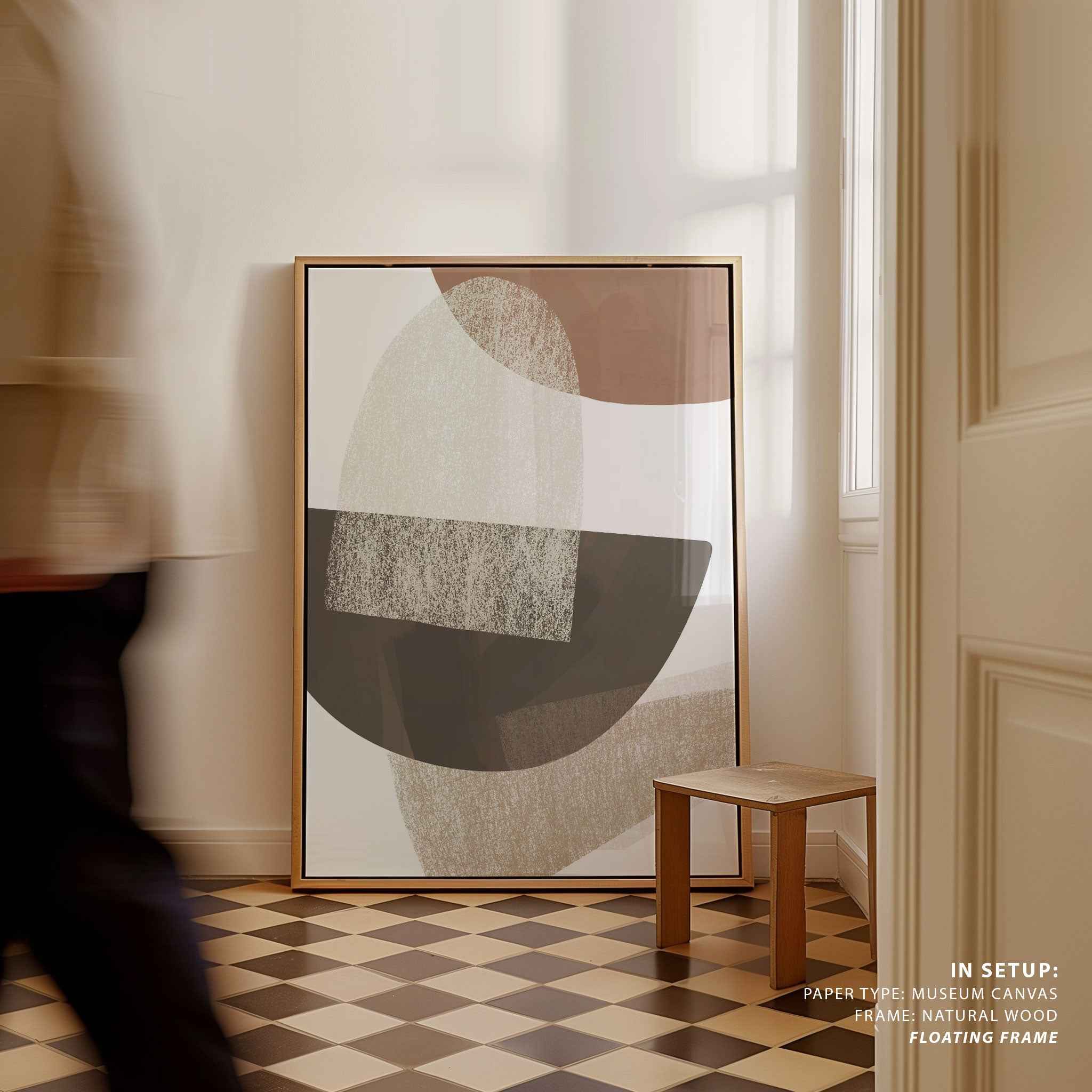 Earth Tone Geometric Art