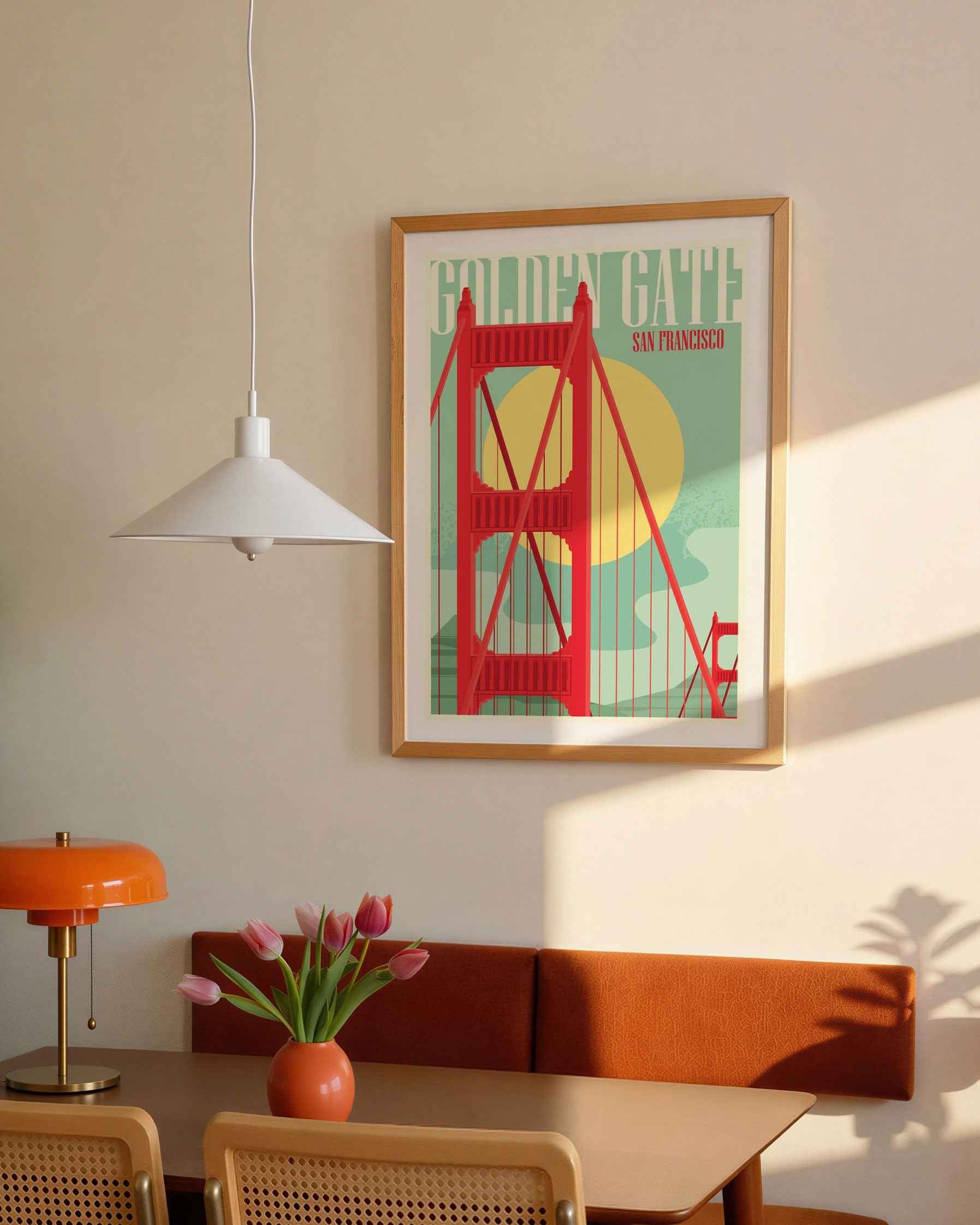 Golden Gate Poster Travel Poster Print