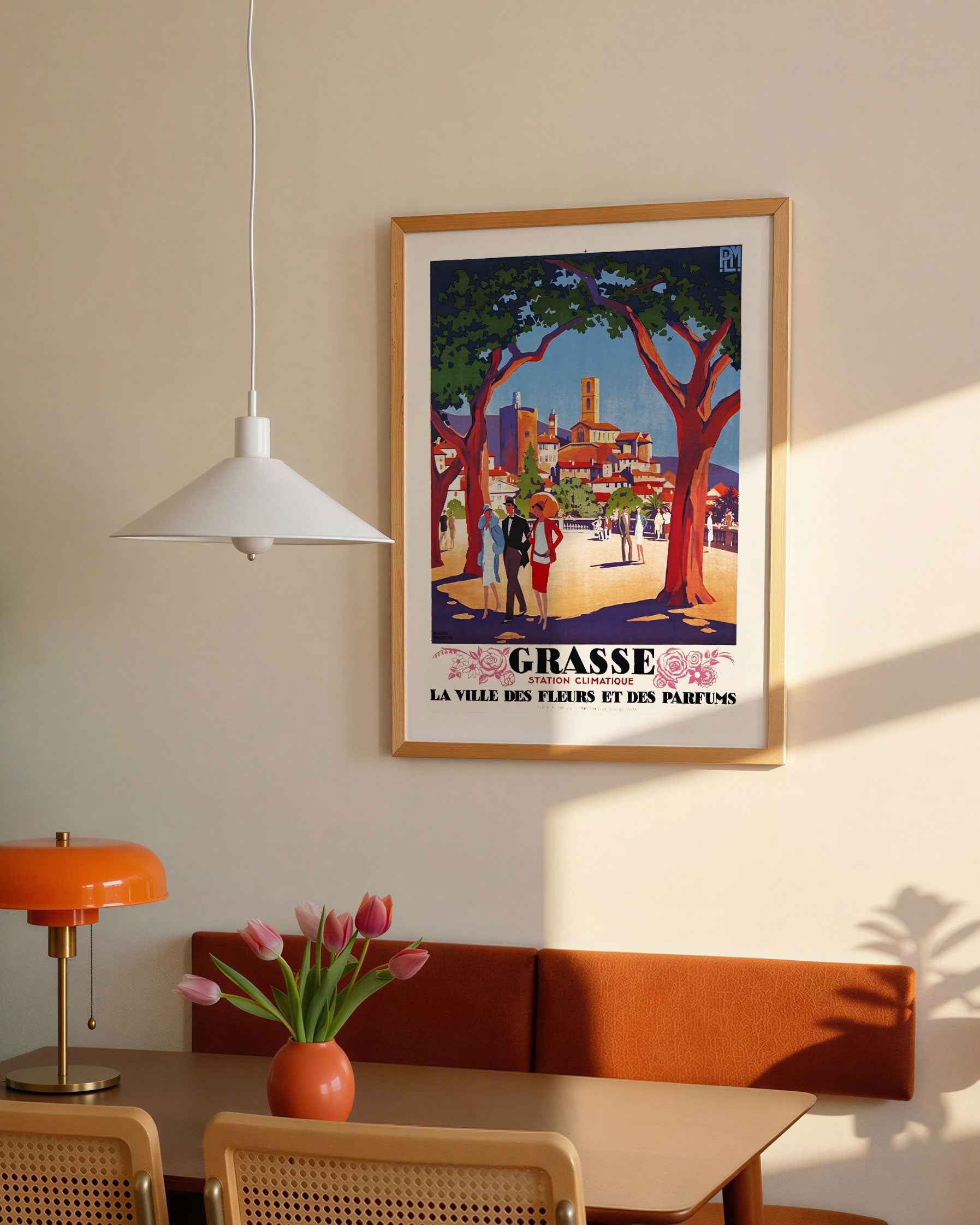 Grasse Floral Escape Travel Poster Print