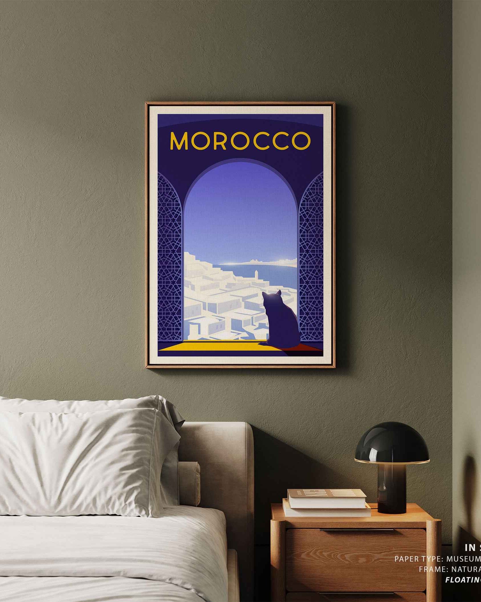 Morocco Travel Poster Print