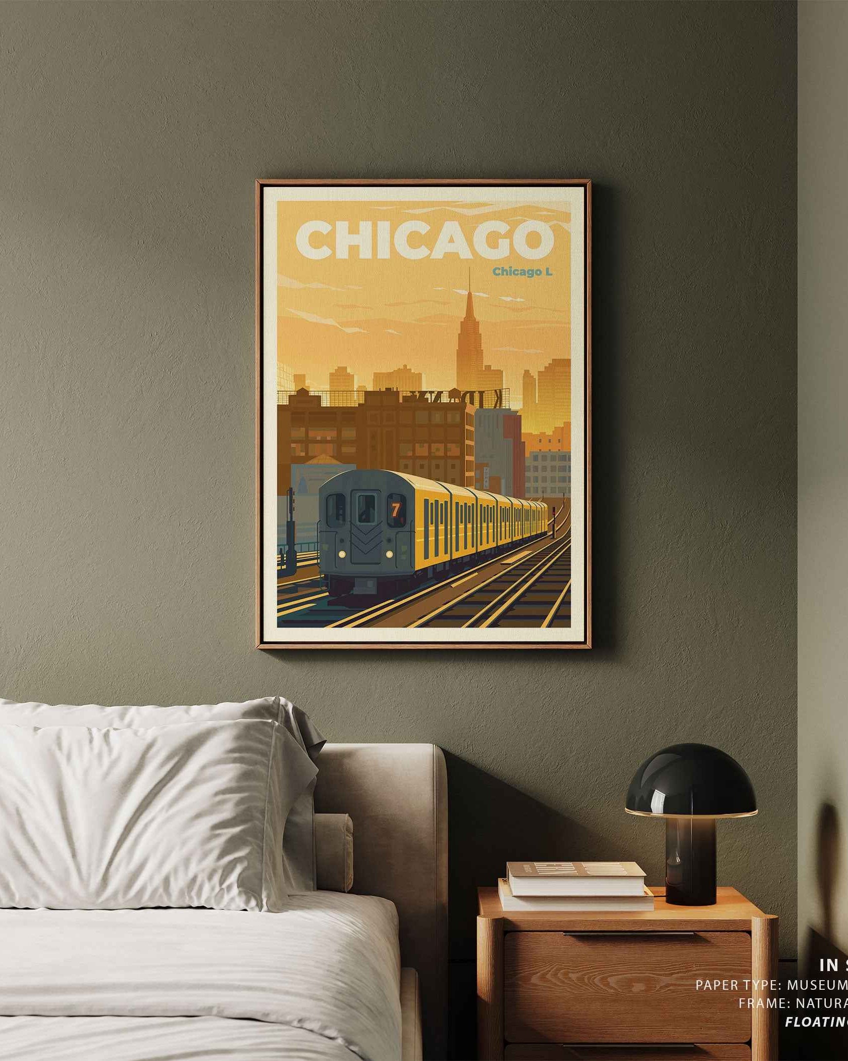 Chicago Travel Poster Print