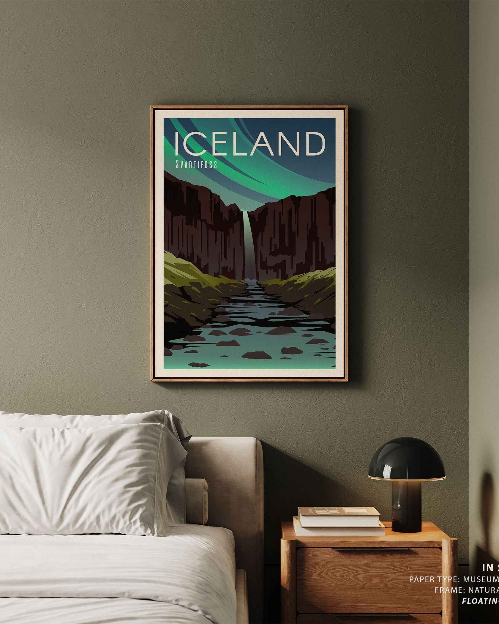 Iceland Travel Poster Print