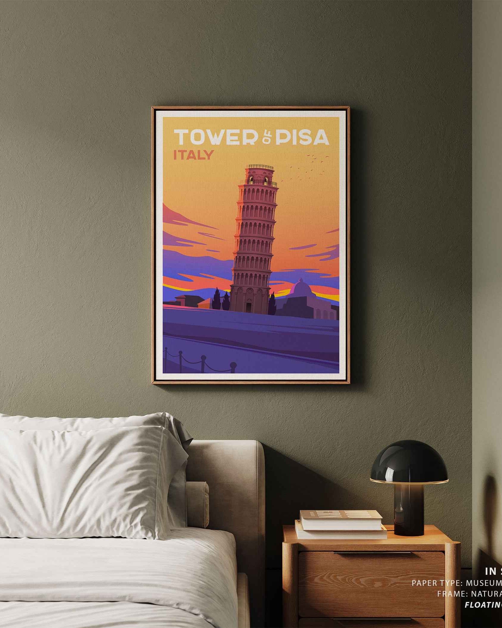 Italy Travel Poster Print