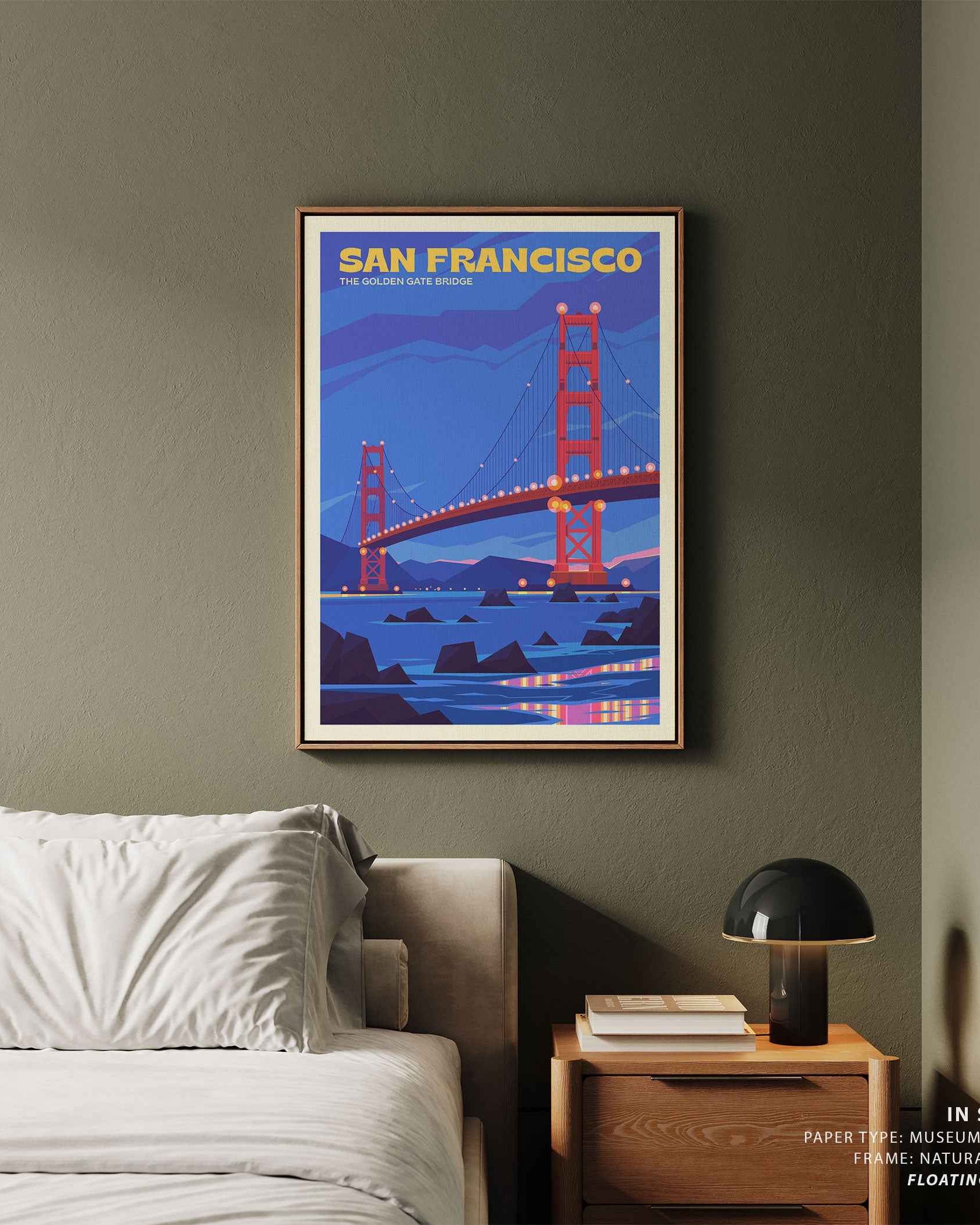 San Francisco Travel Poster Print