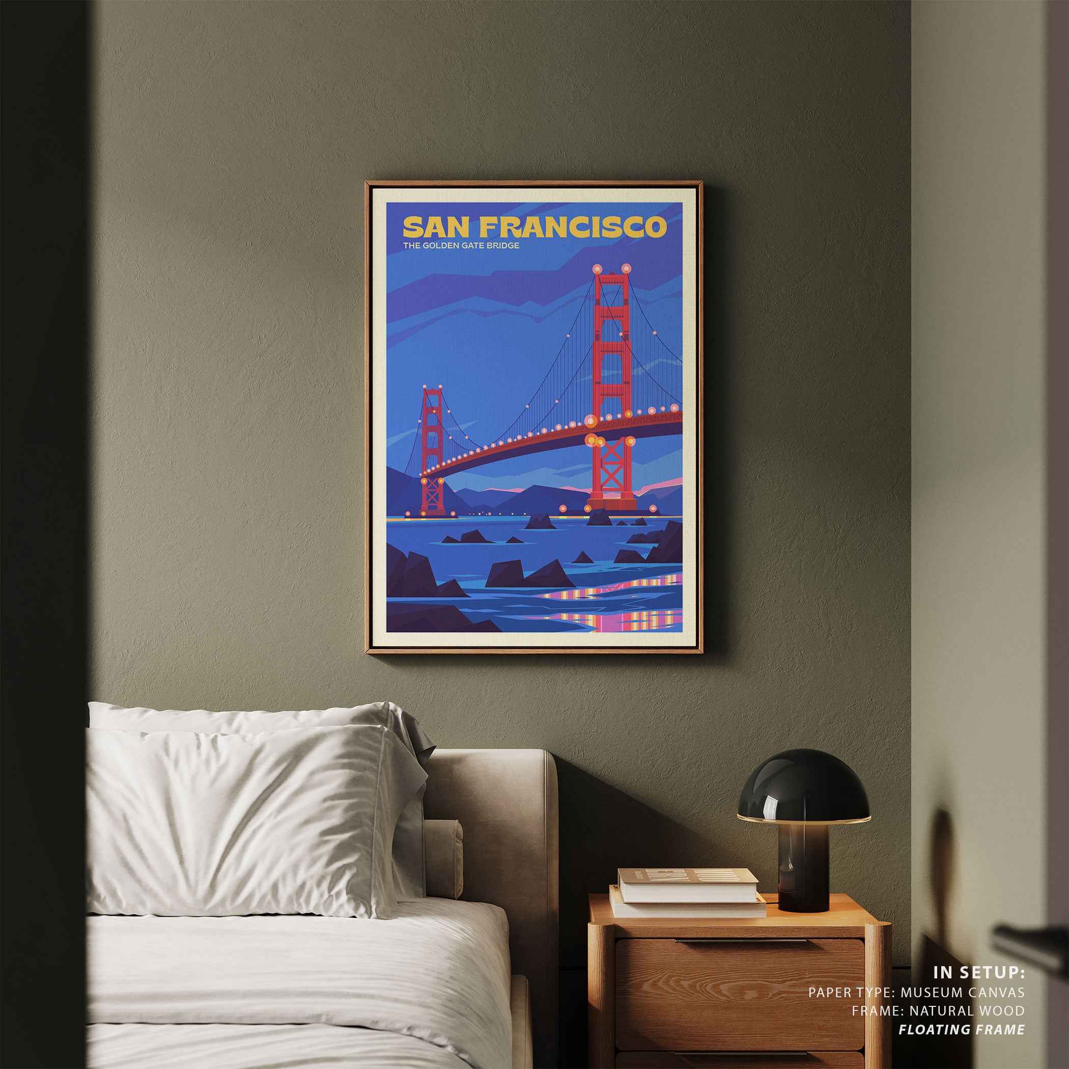 San Francisco Travel Poster Print