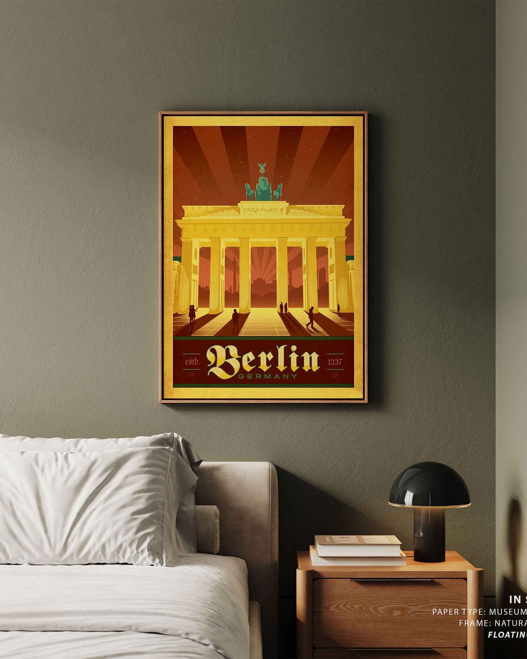 Berlin Travel Poster Print