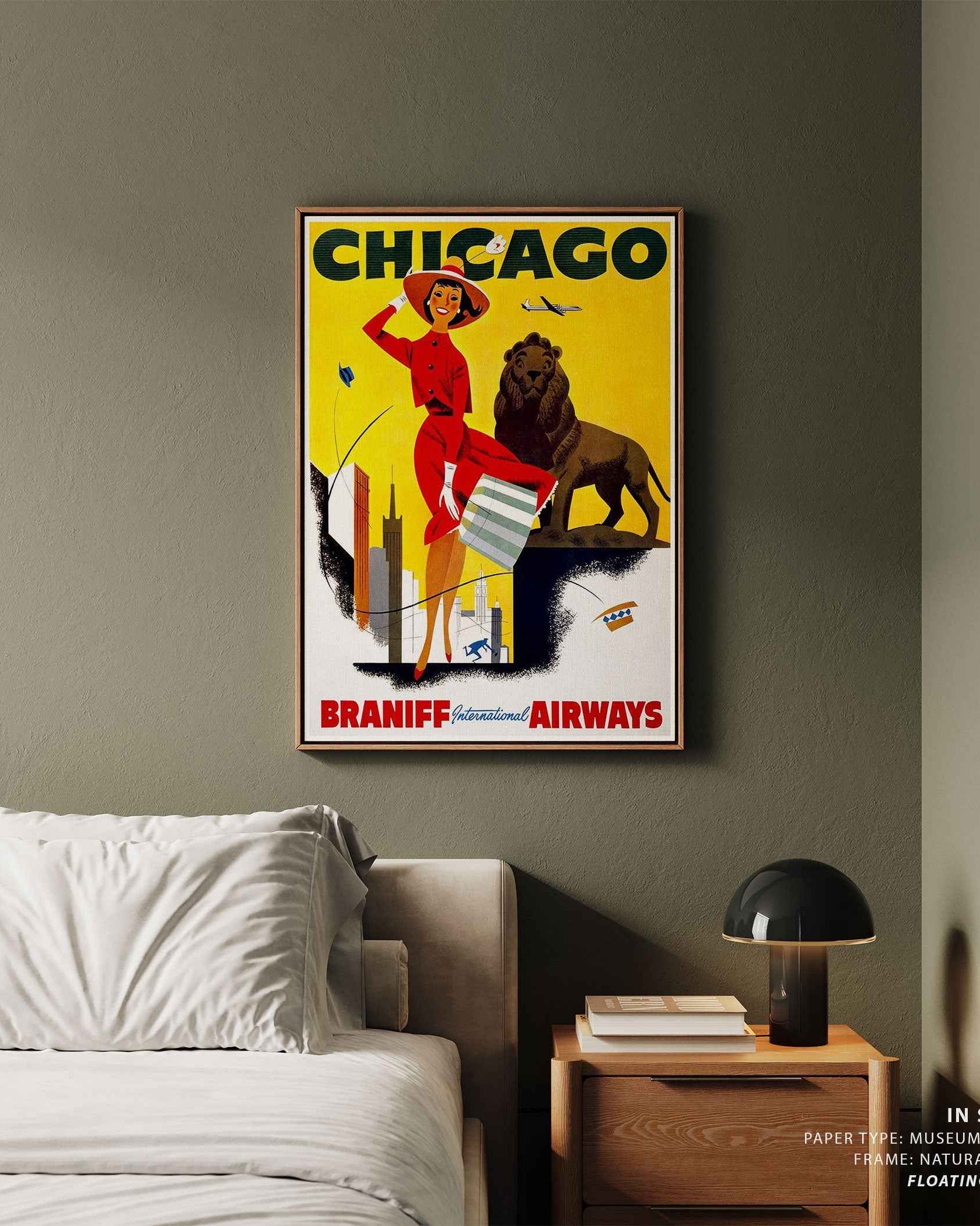 Braniff Travel Poster Print