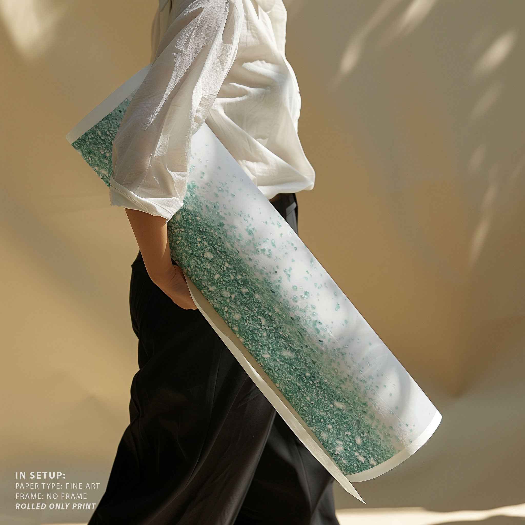 Crystal Rain Green