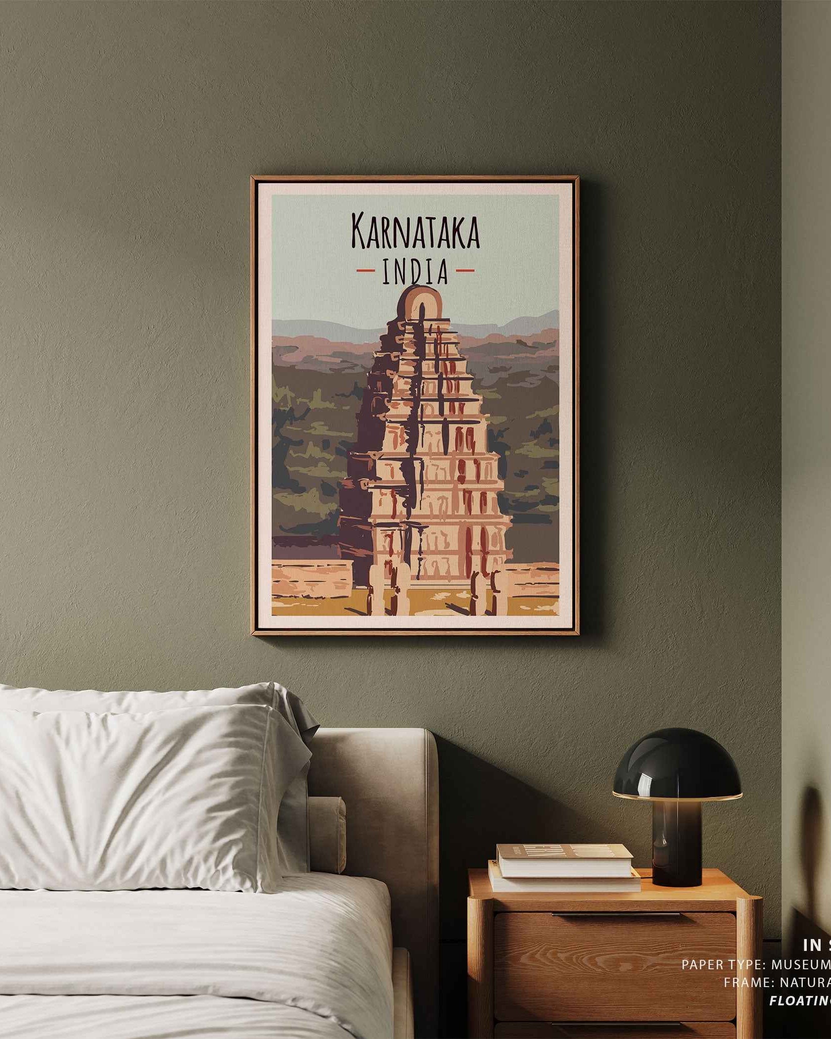 Karnataka Travel Poster Print