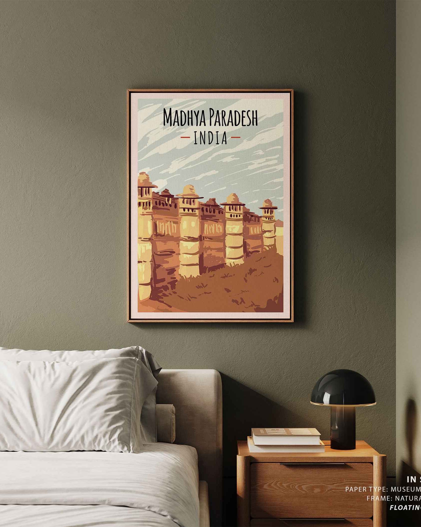 Madhya Pradesh Travel Poster Print