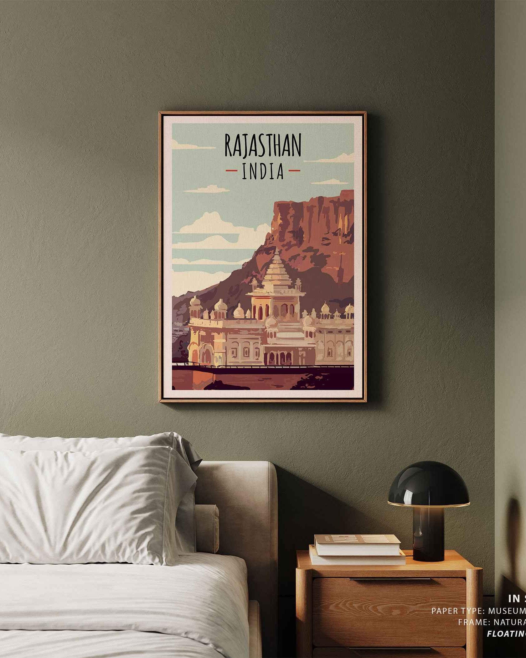 Rajasthan Travel Poster Print
