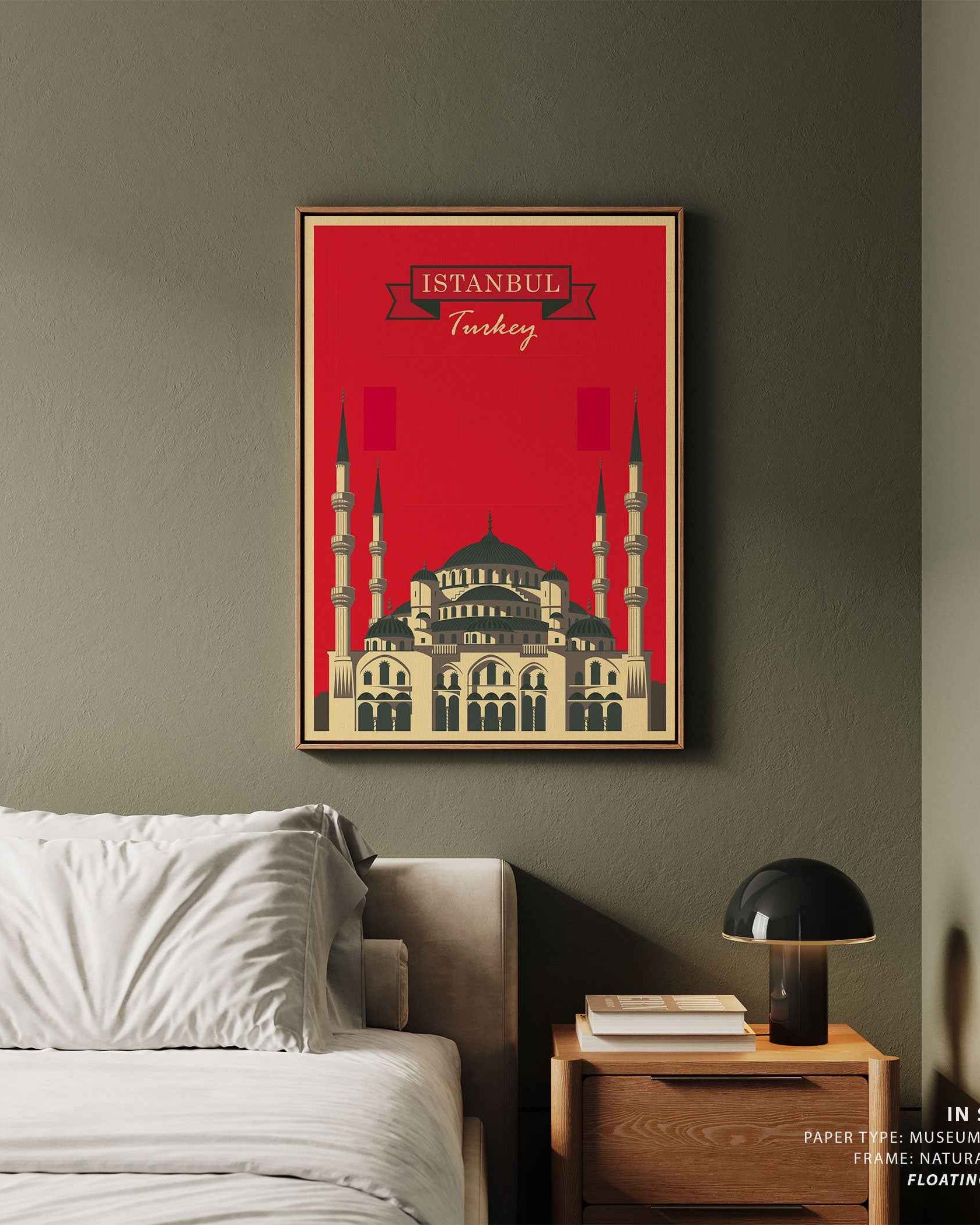 Turkey Vintage Travel Poster Print