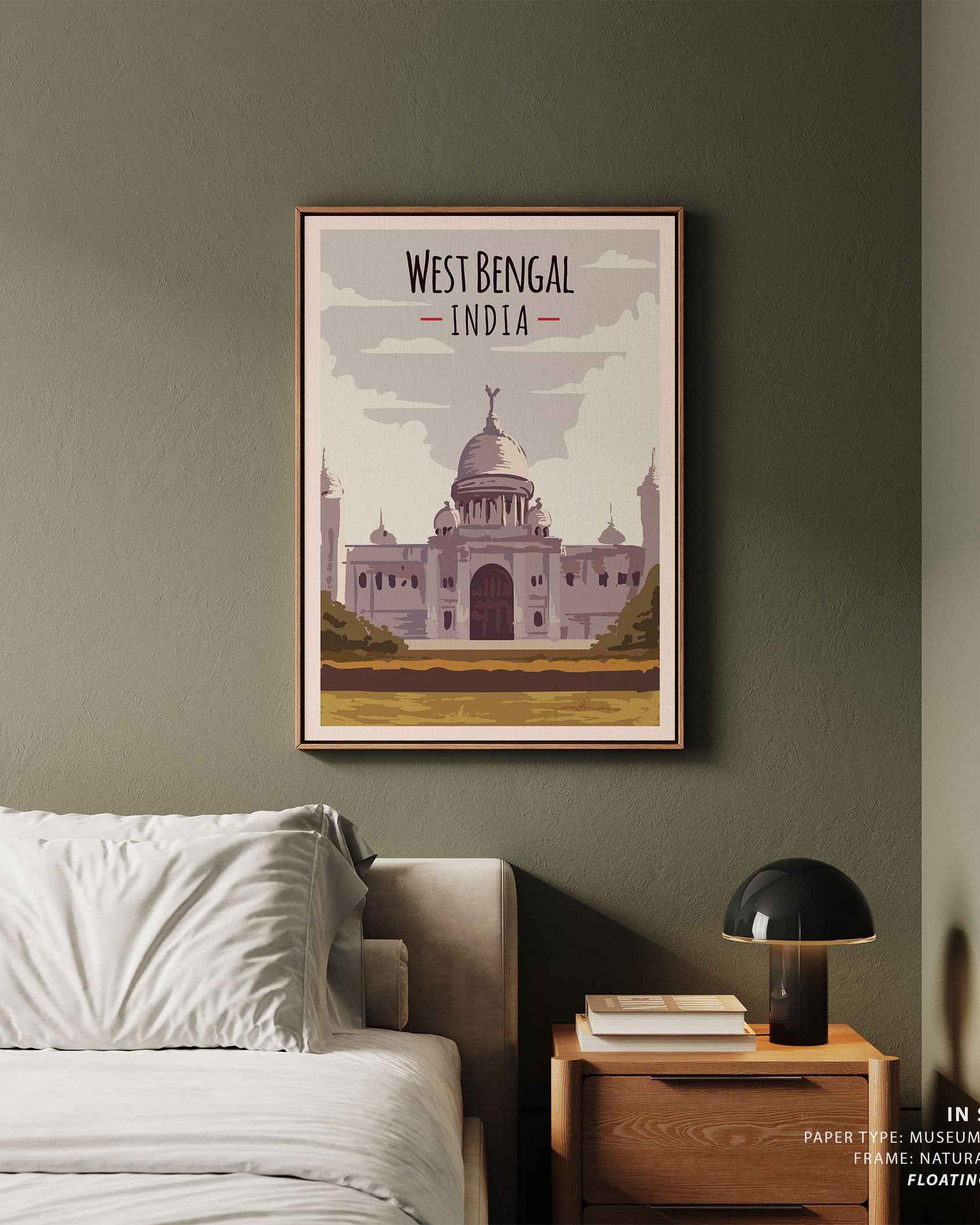 West Bengal Travel Poster Print