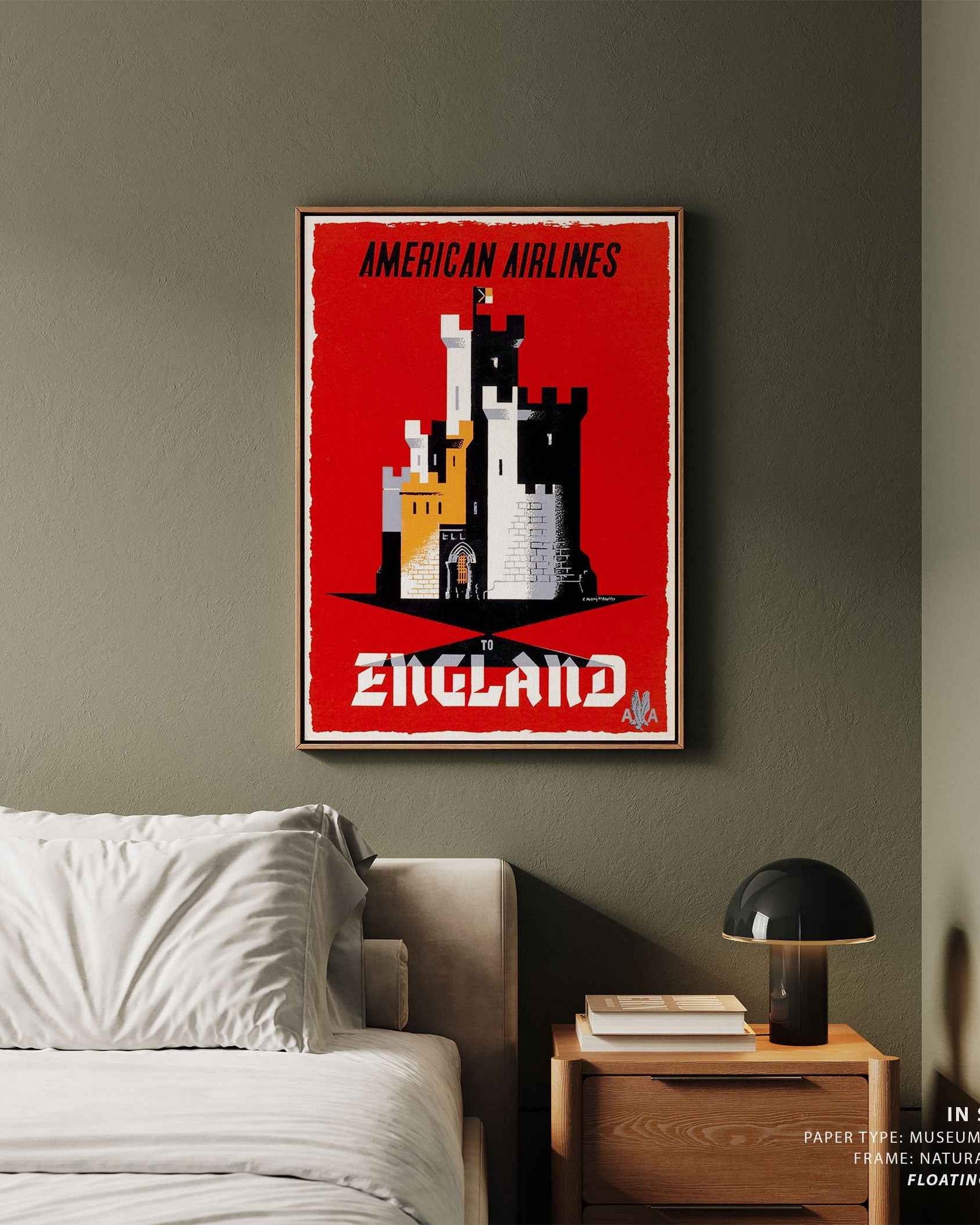England Travel Poster Print