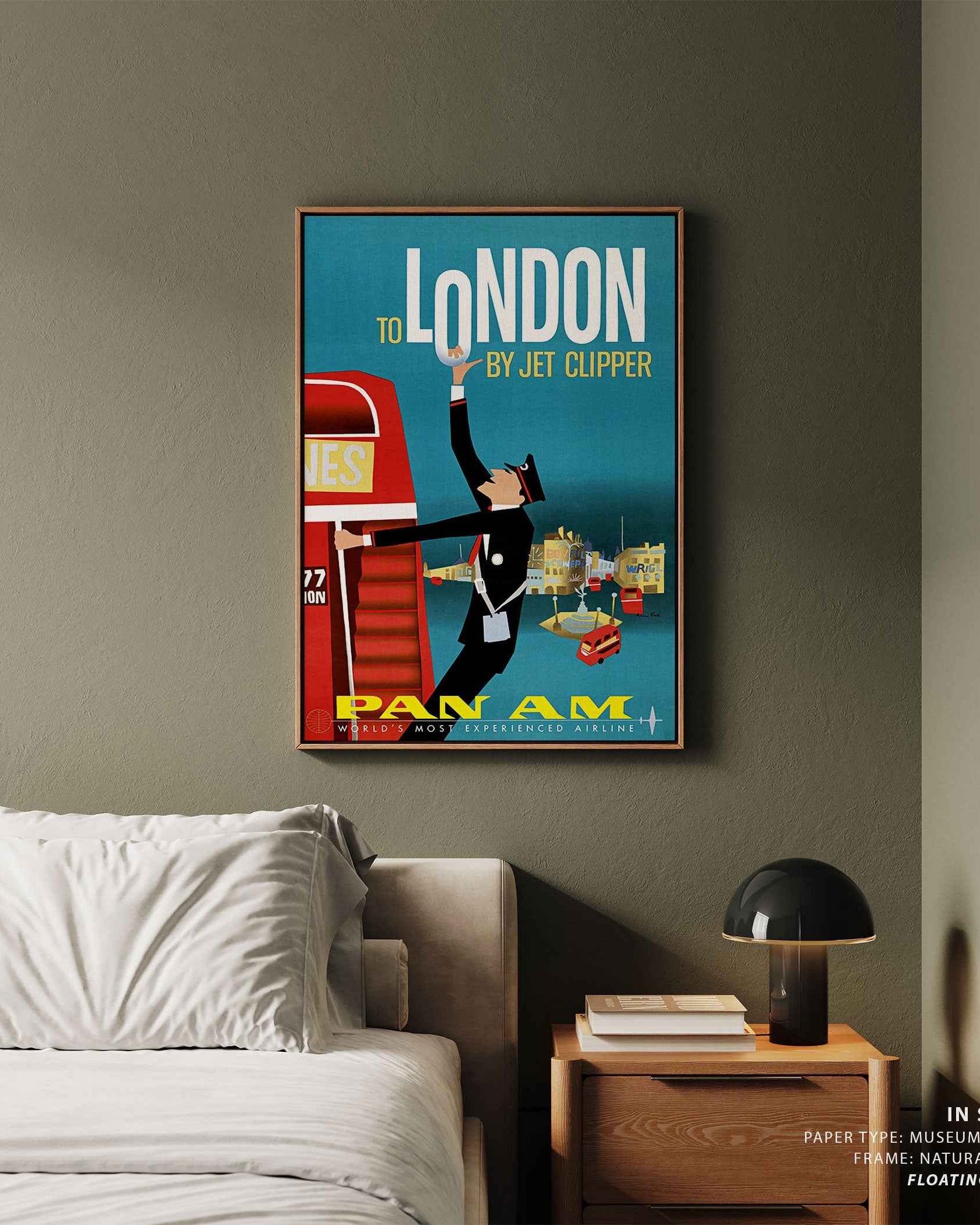 London Travel Poster Print