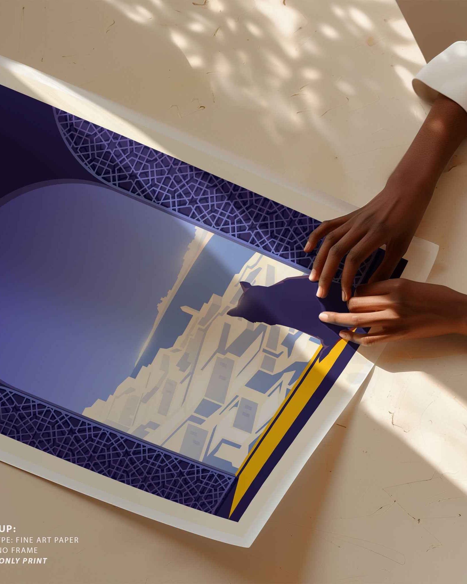 Morocco Travel Poster Print