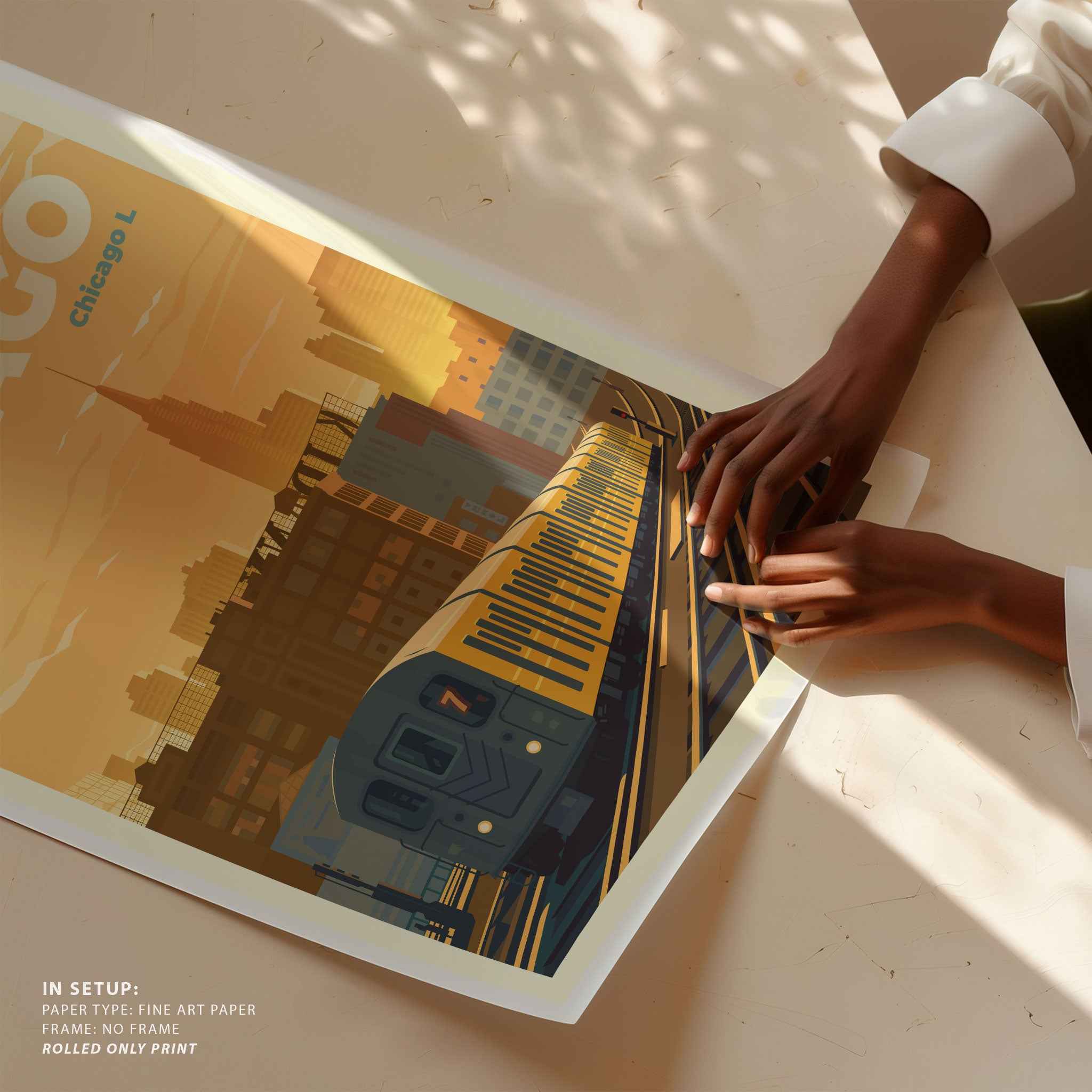 Chicago Travel Poster Print
