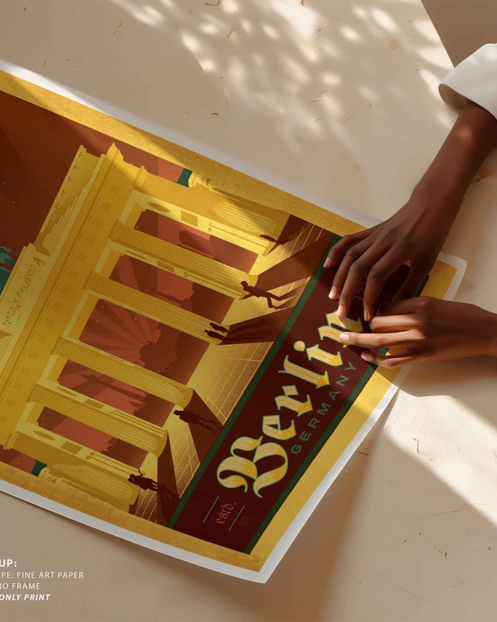 Berlin Travel Poster Print