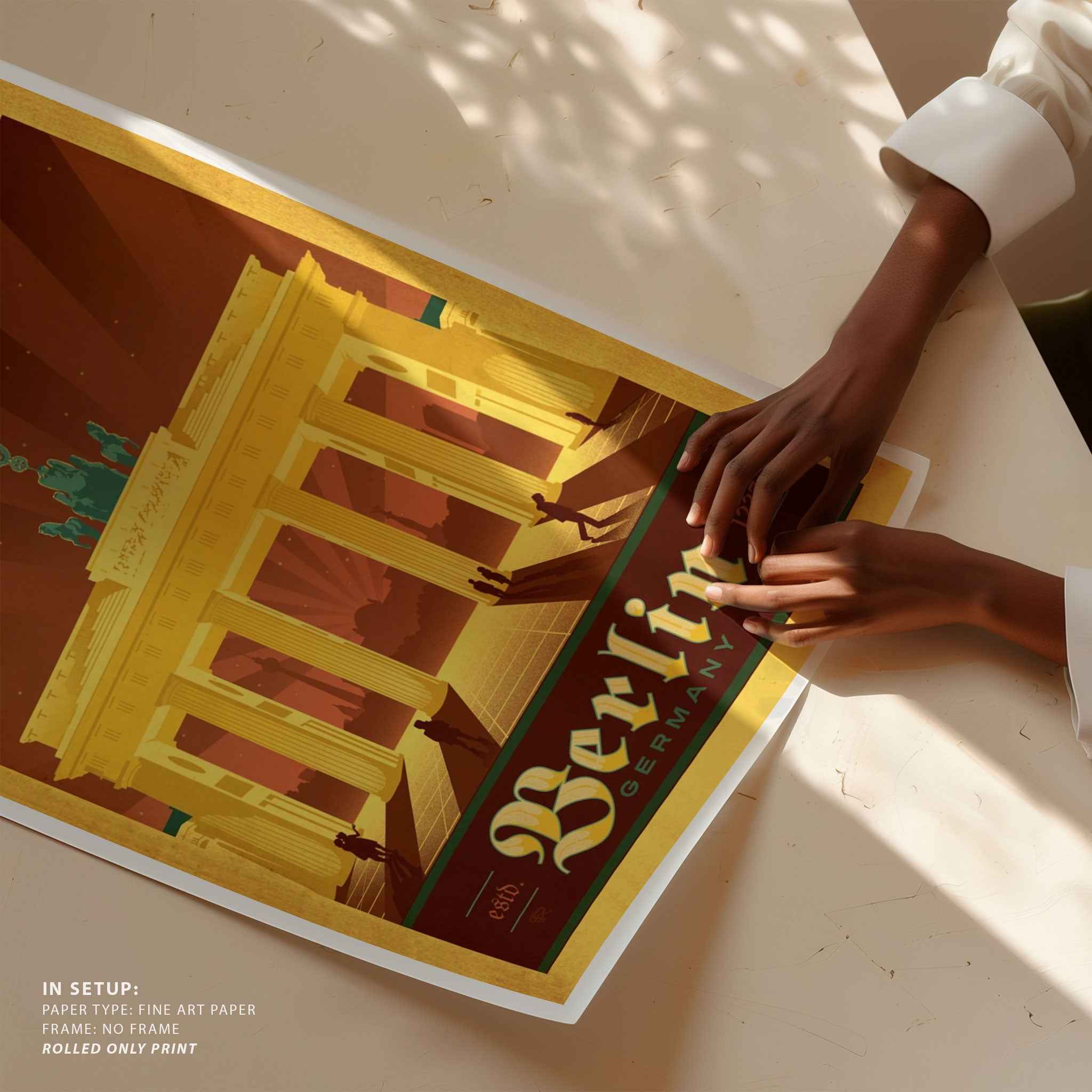 Berlin Travel Poster Print