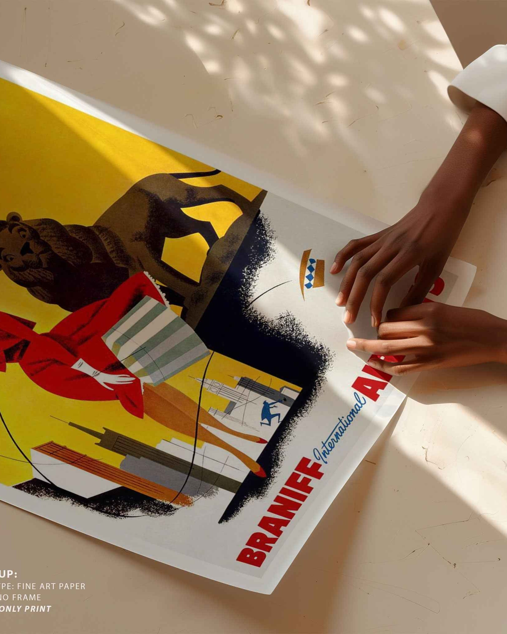 Braniff Travel Poster Print