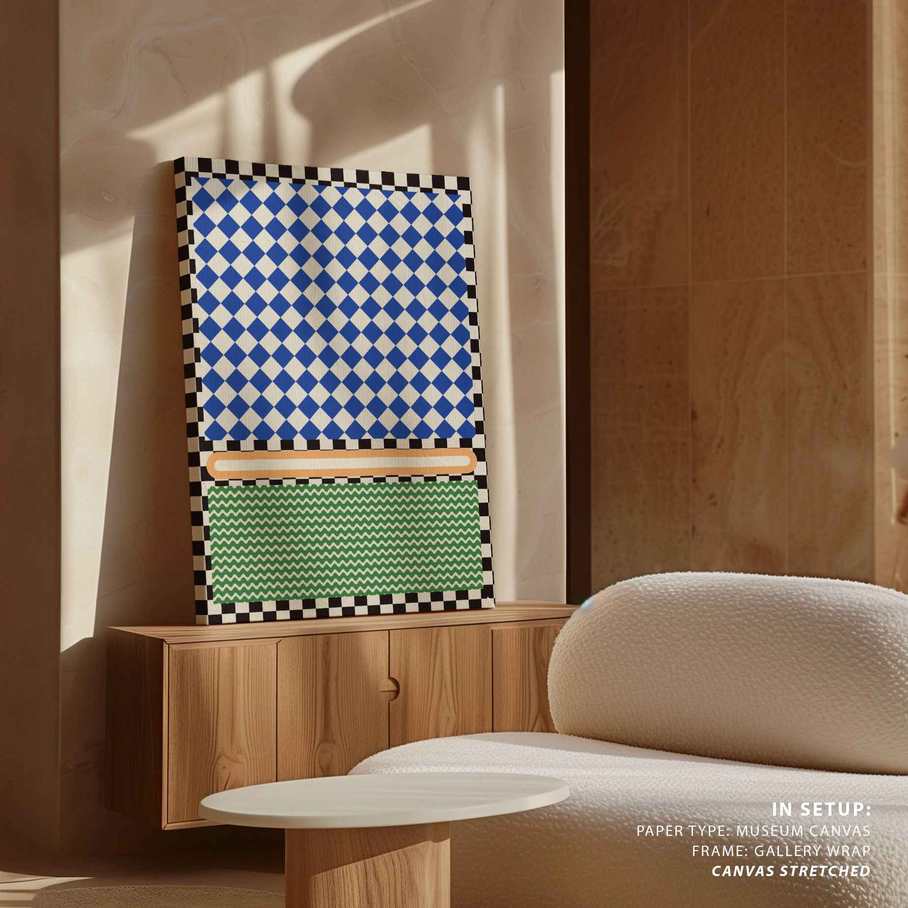 Checkered Rothko Inspirration