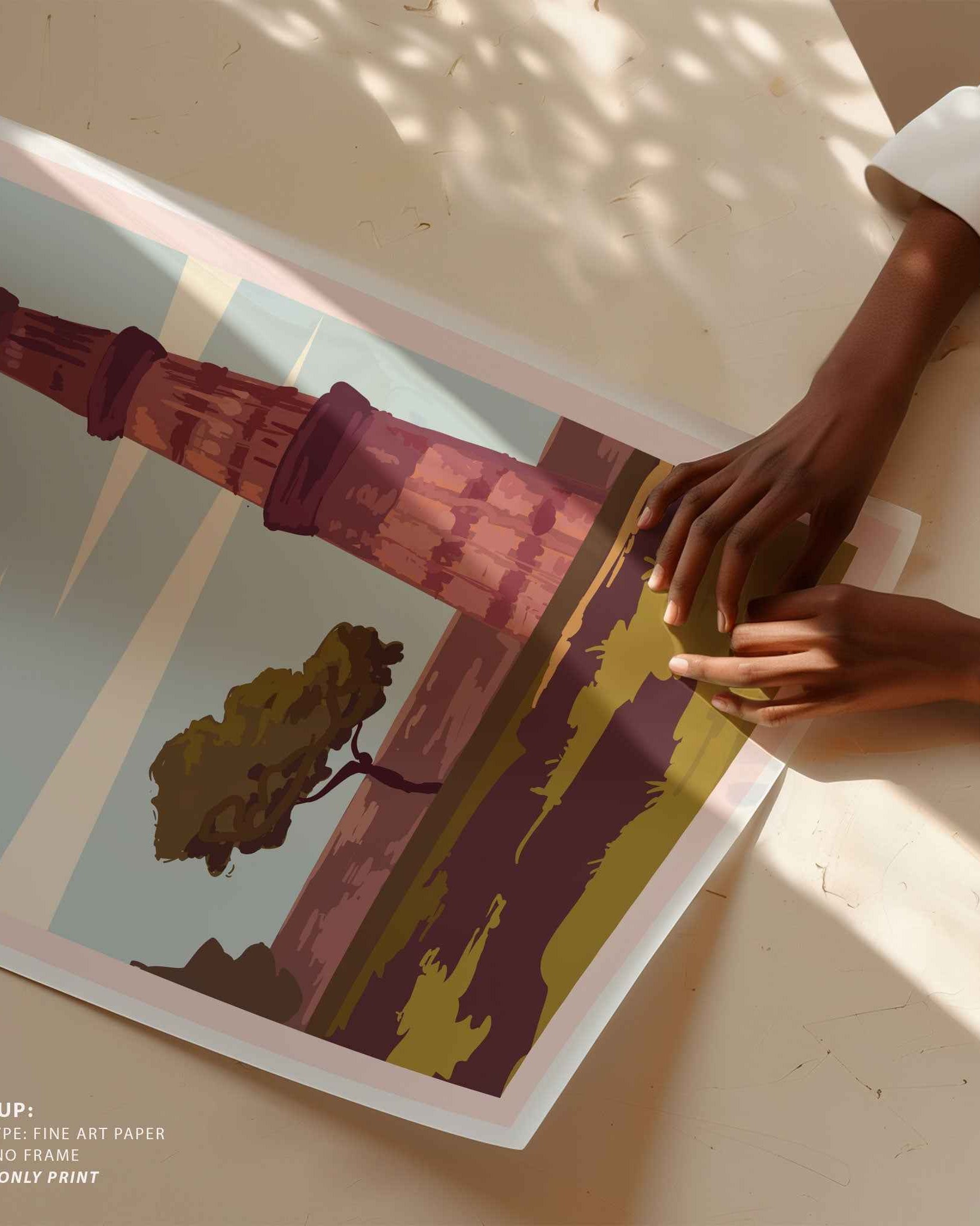 Delhi Travel Poster Print
