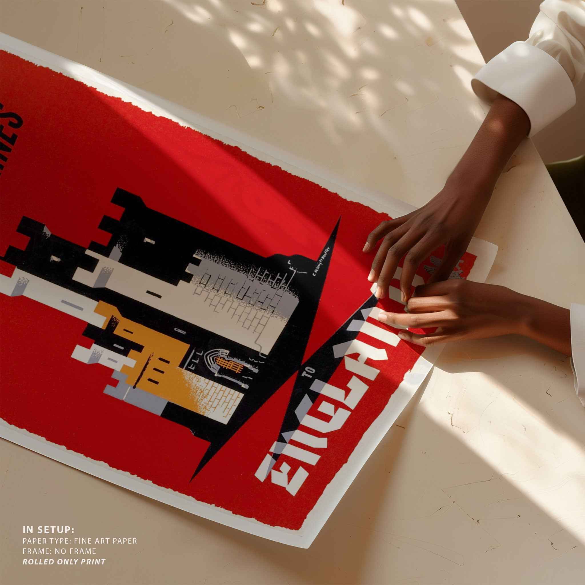 England Travel Poster Print