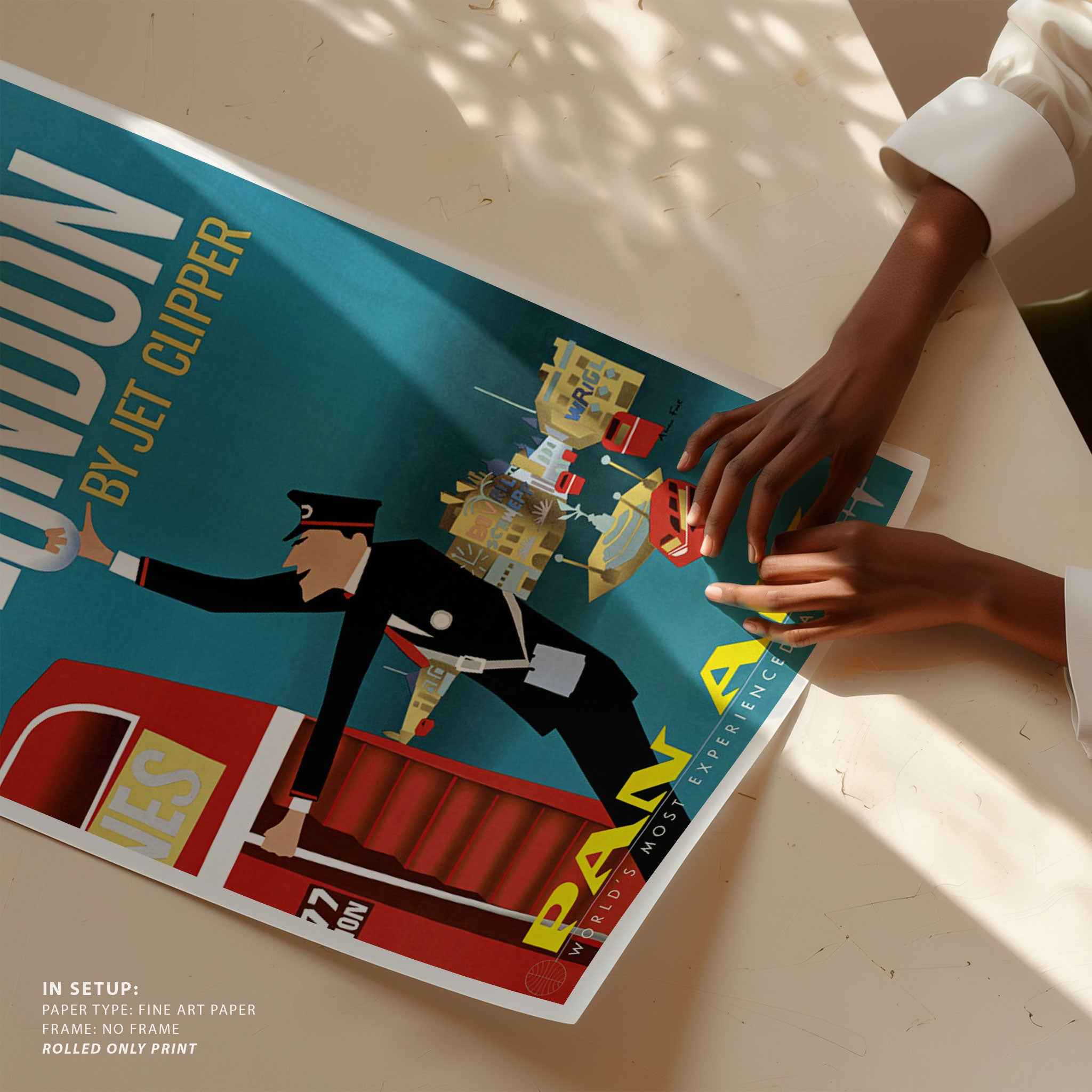 London Travel Poster Print