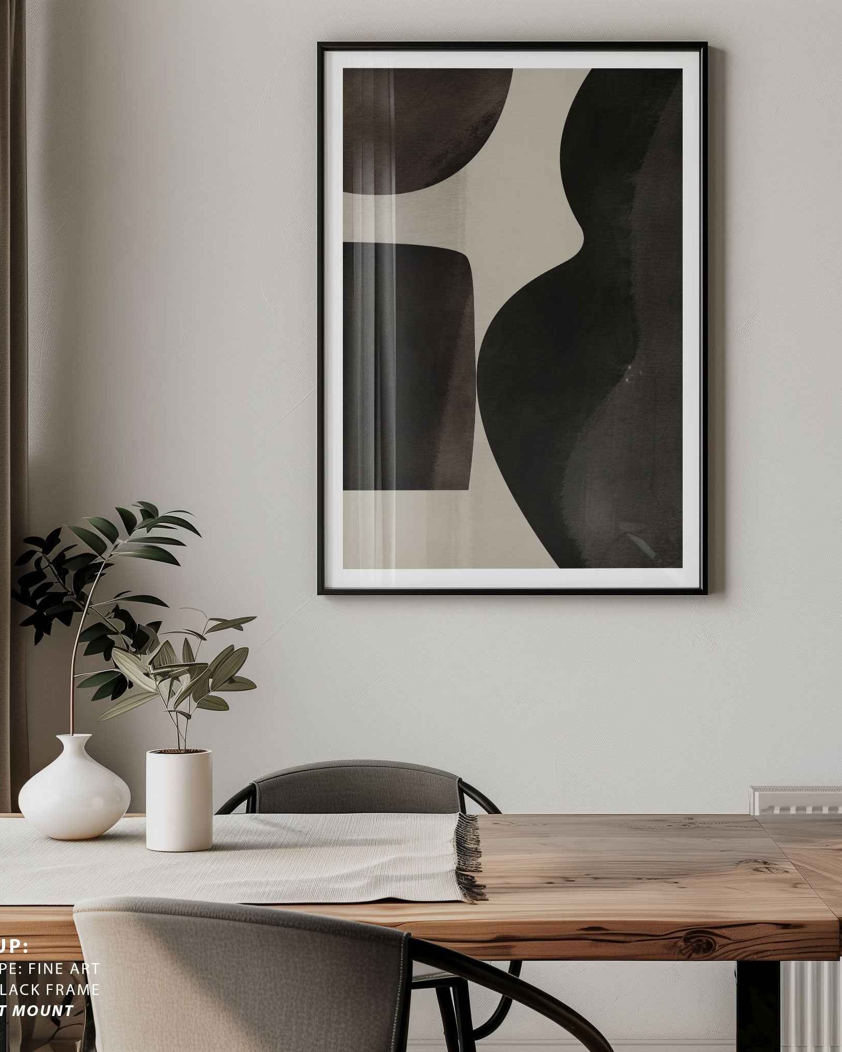 Black Abstract Collage