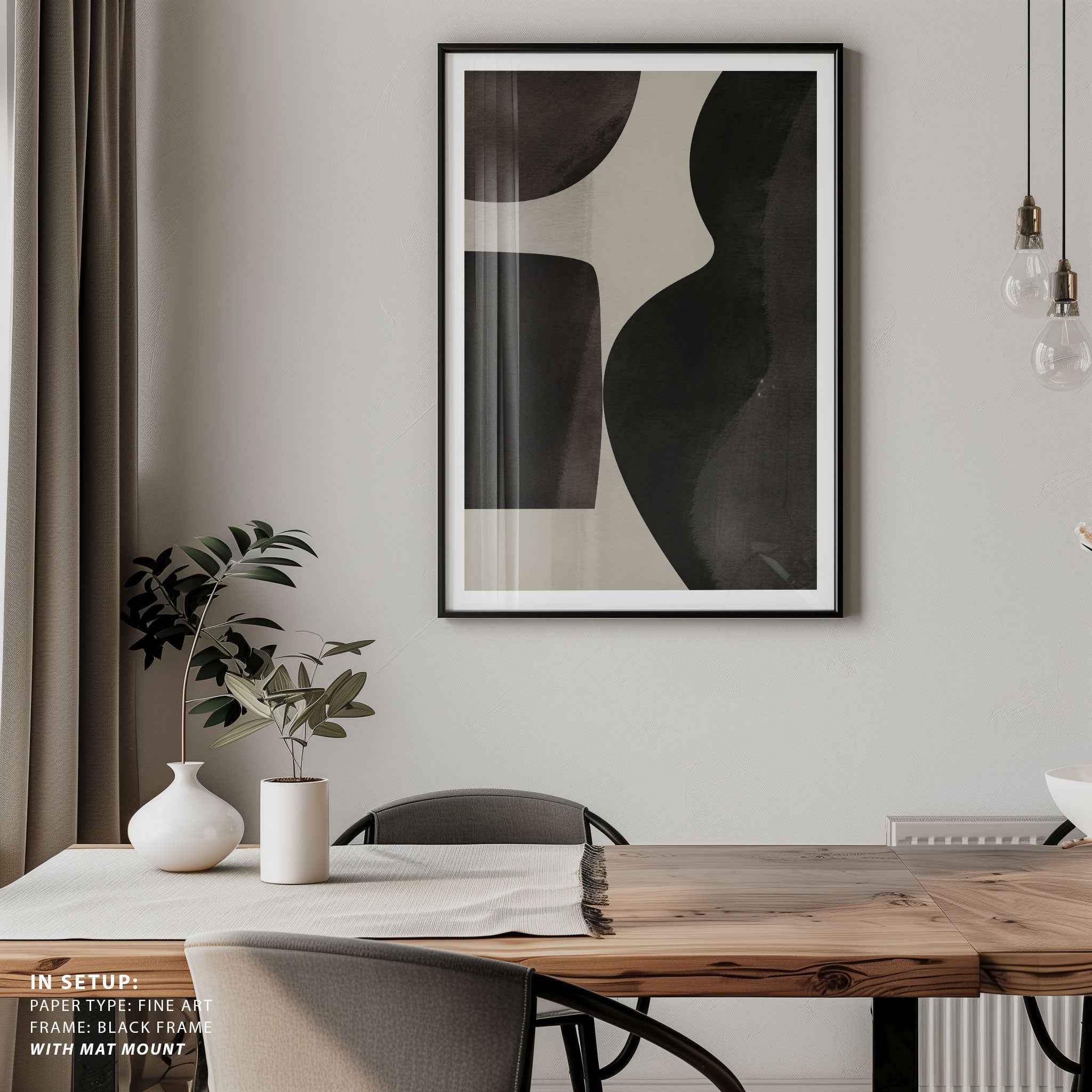 Black Abstract Collage