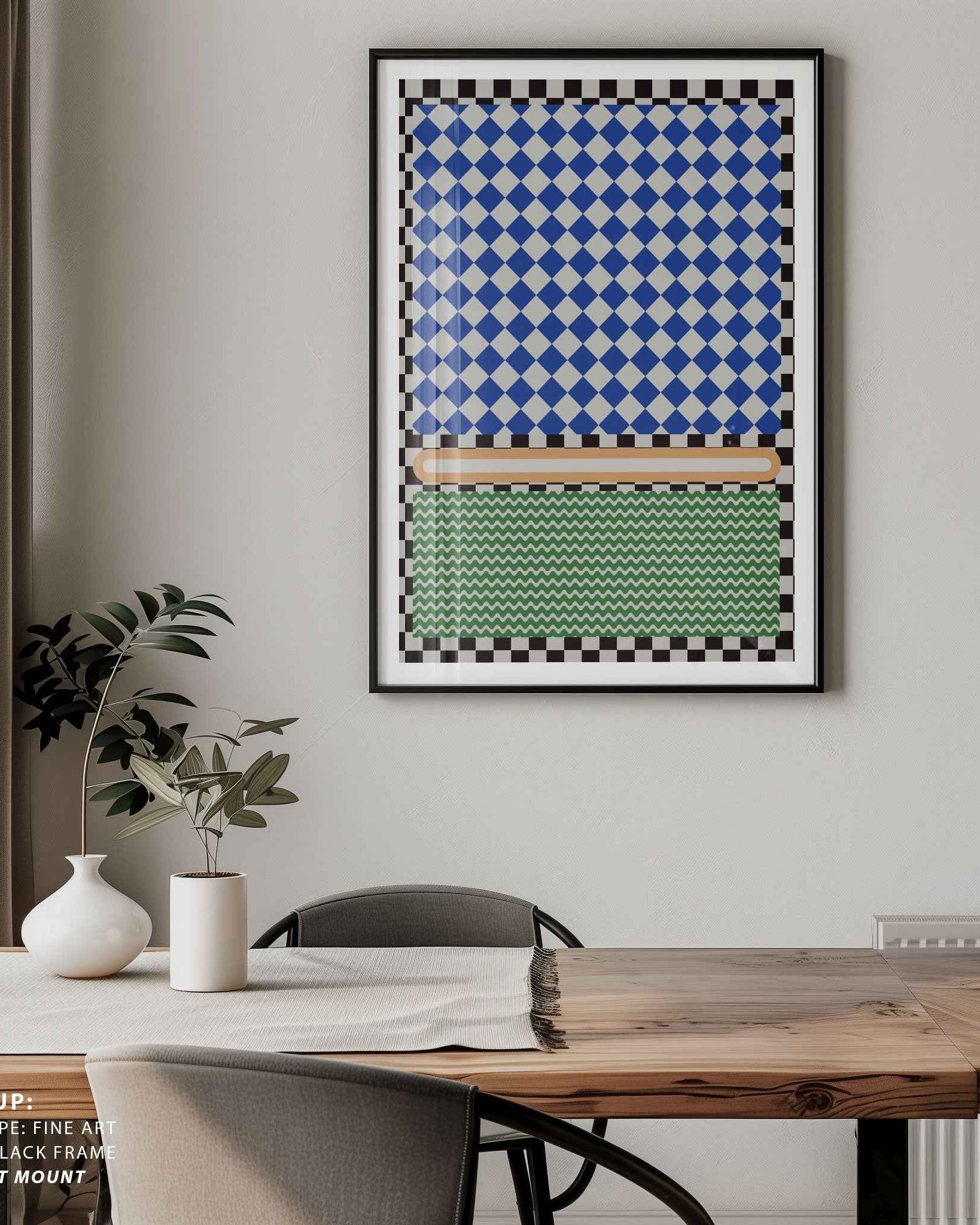 Checkered Rothko Inspirration