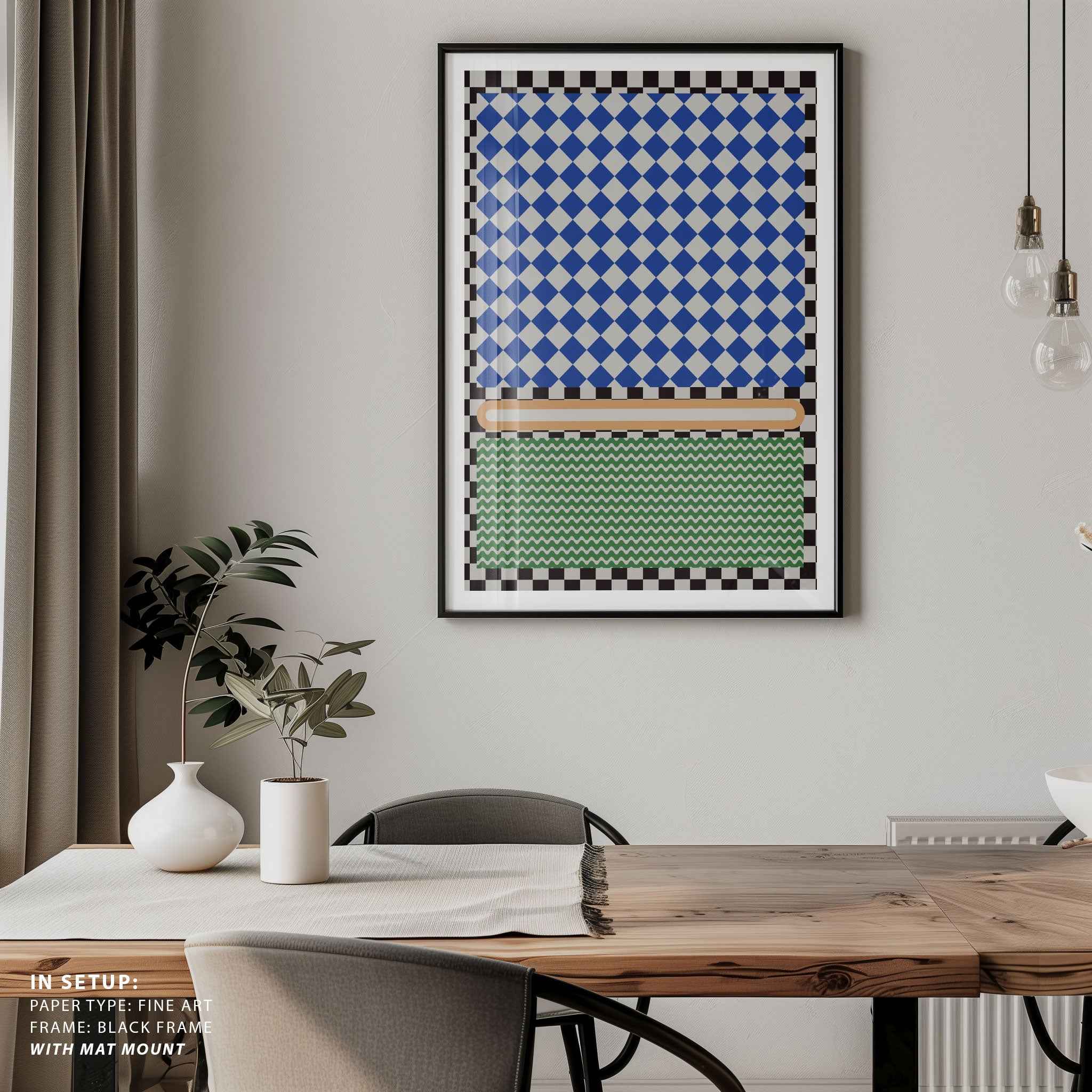 Checkered Rothko Inspirration