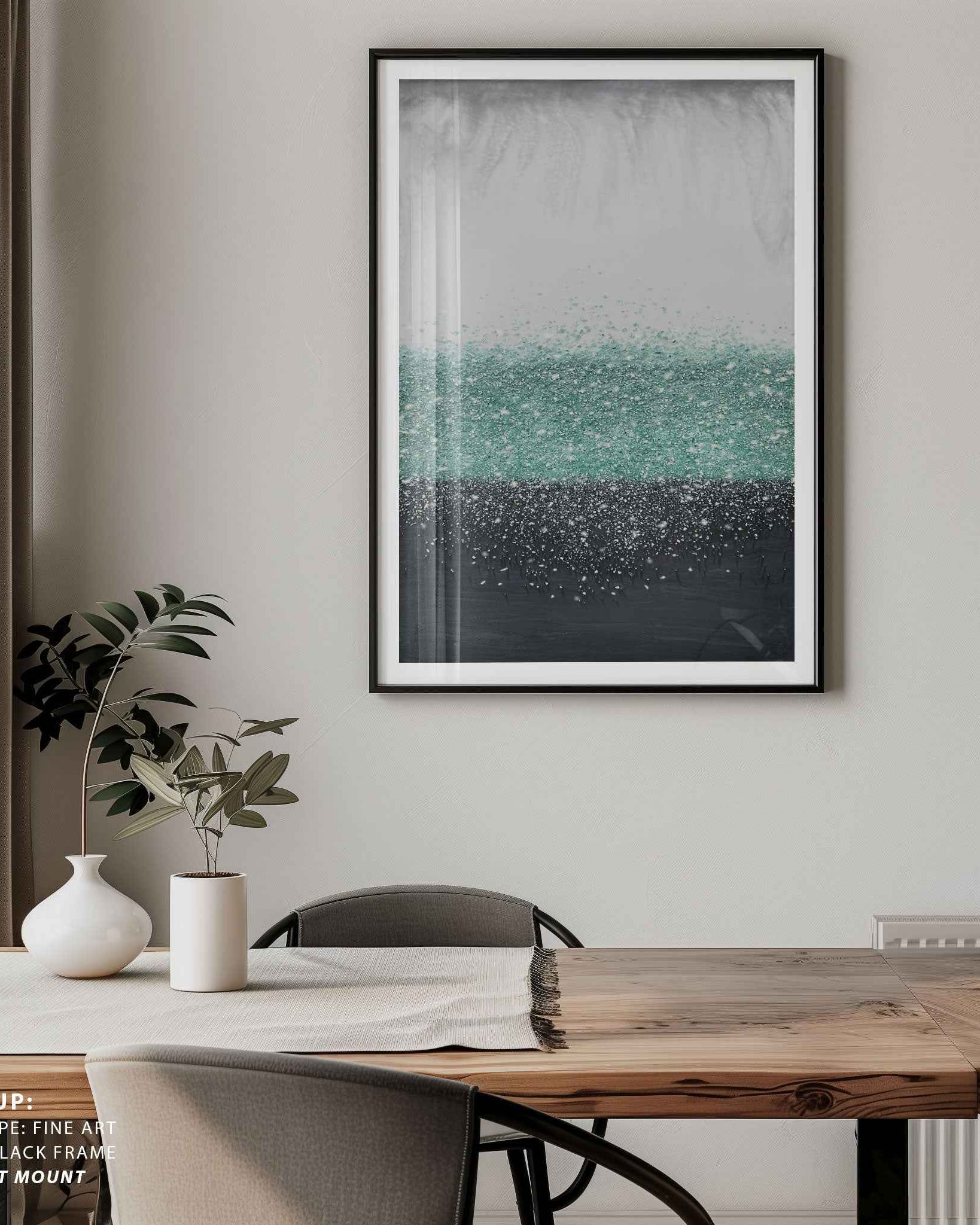 Crystal Rain Green