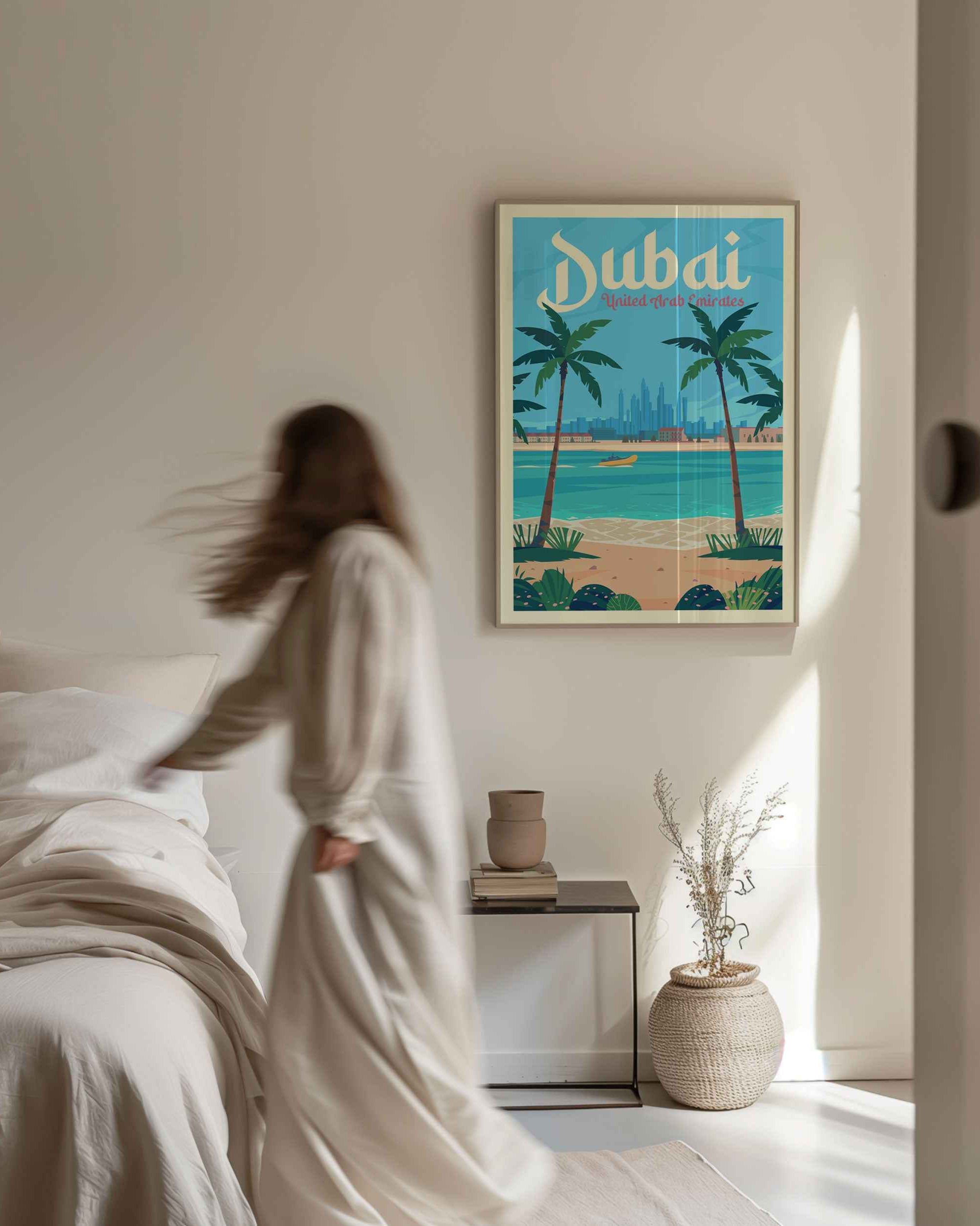 Dubai Travel Poster Print