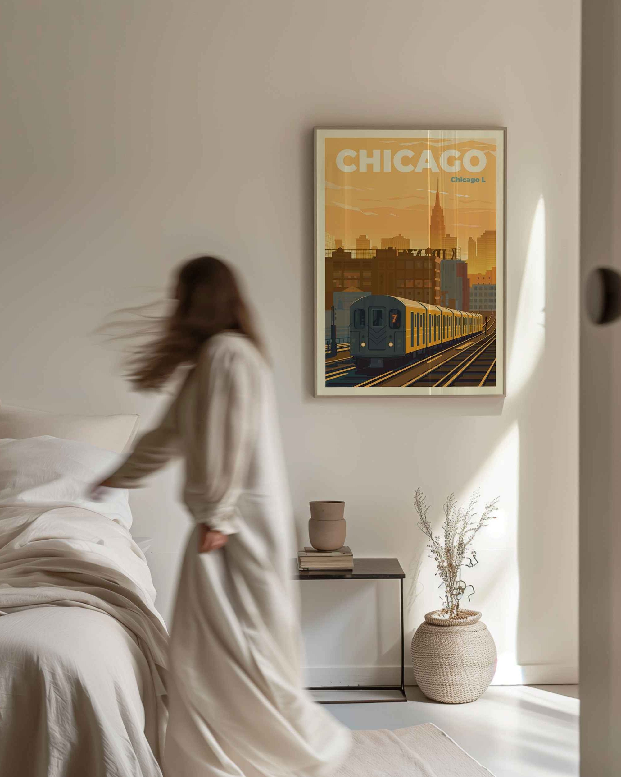 Chicago Travel Poster Print