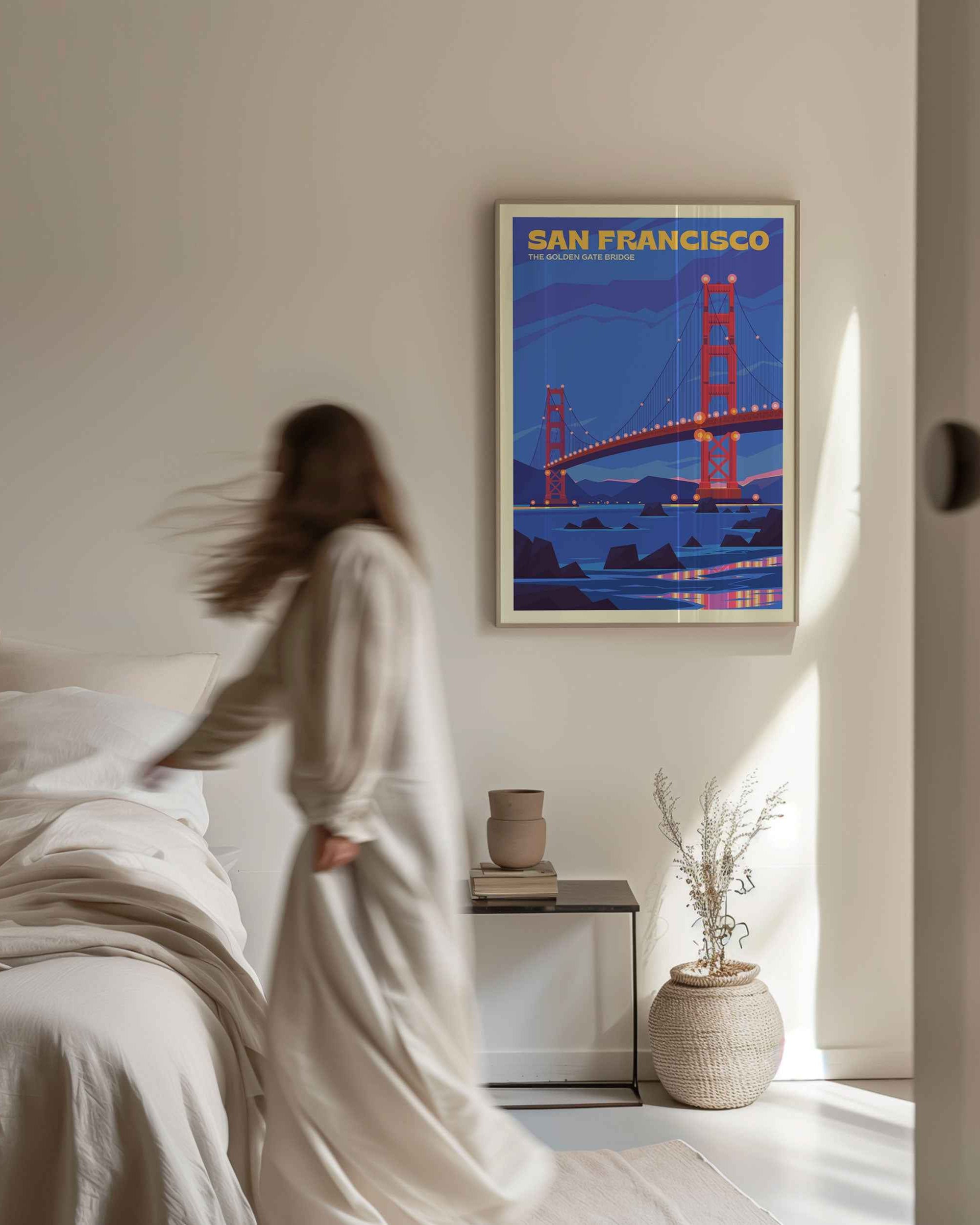 San Francisco Travel Poster Print