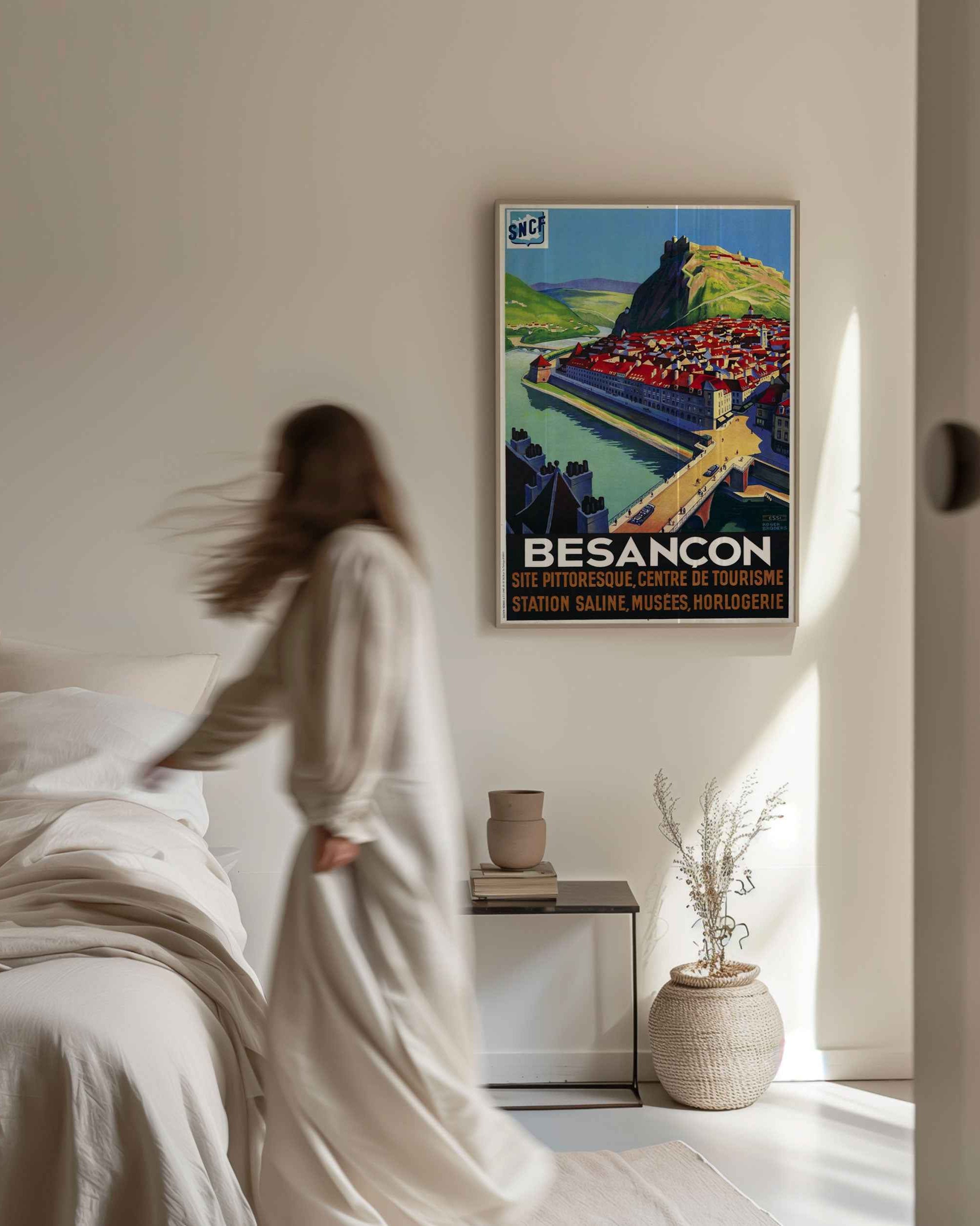 Besancon Travel Poster Print