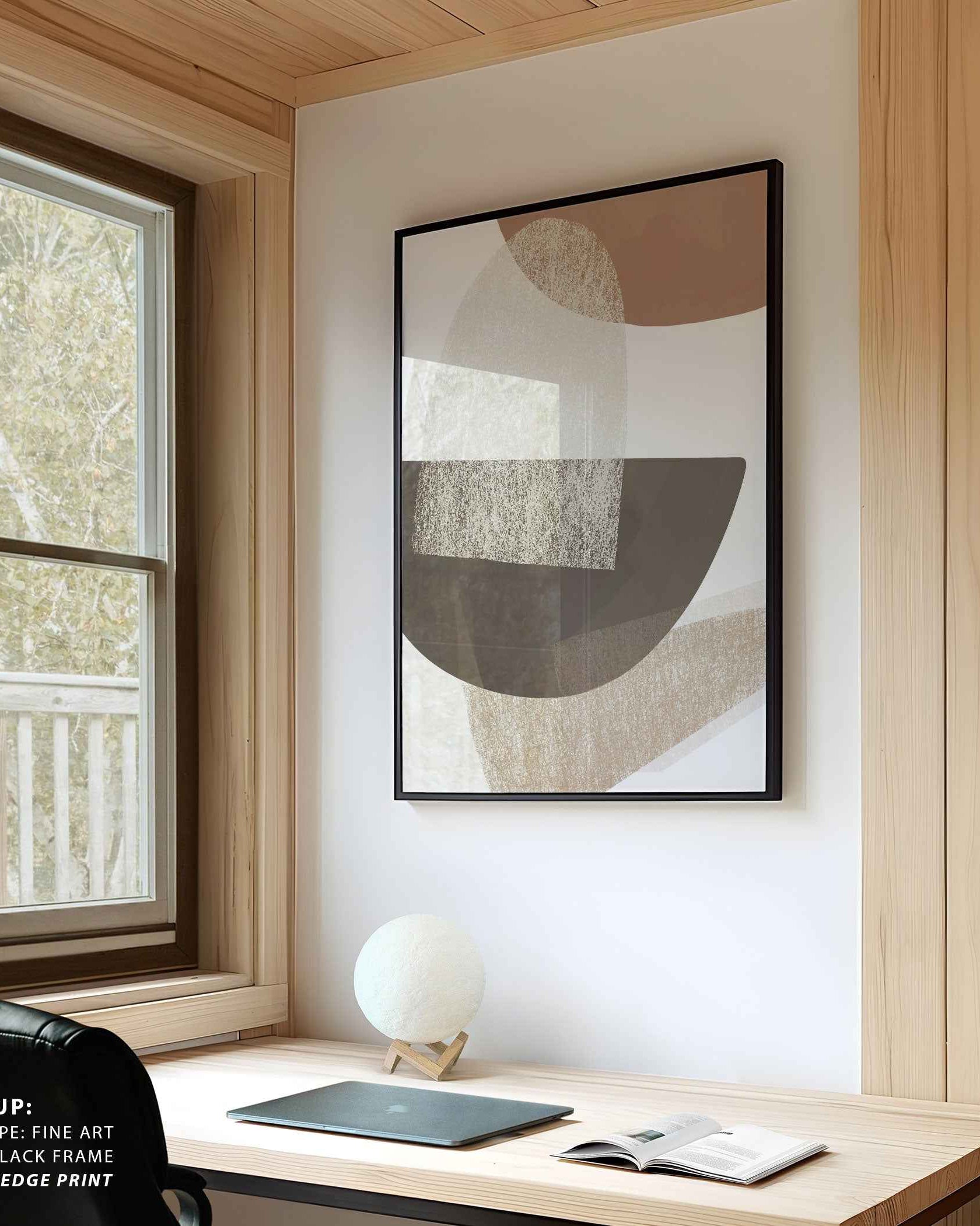 Earth Tone Geometric Art
