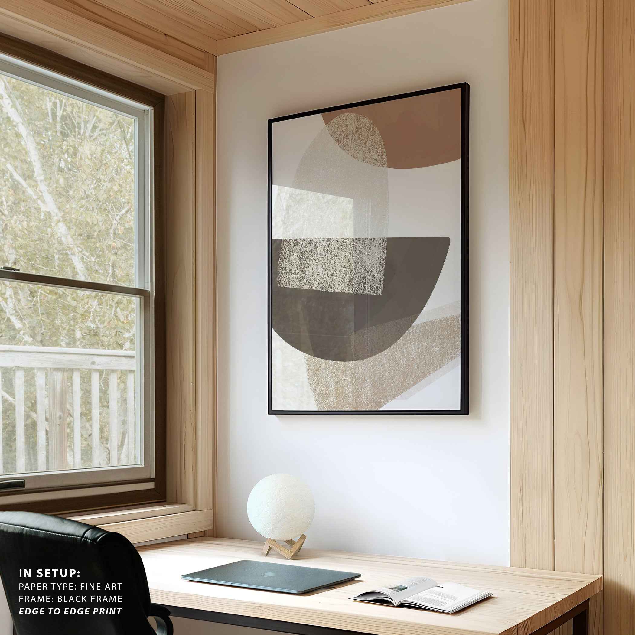 Earth Tone Geometric Art