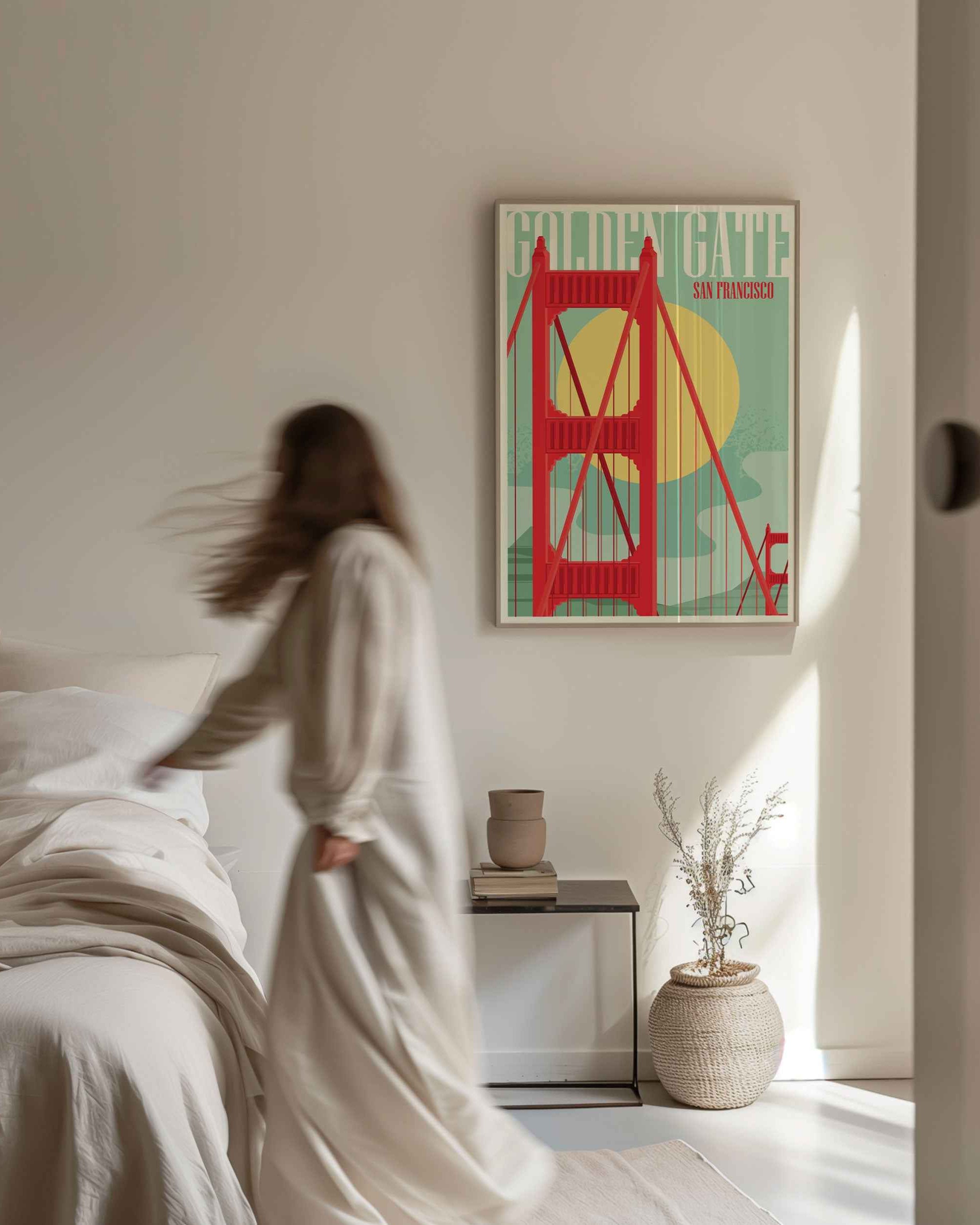 Golden Gate Poster Travel Poster Print
