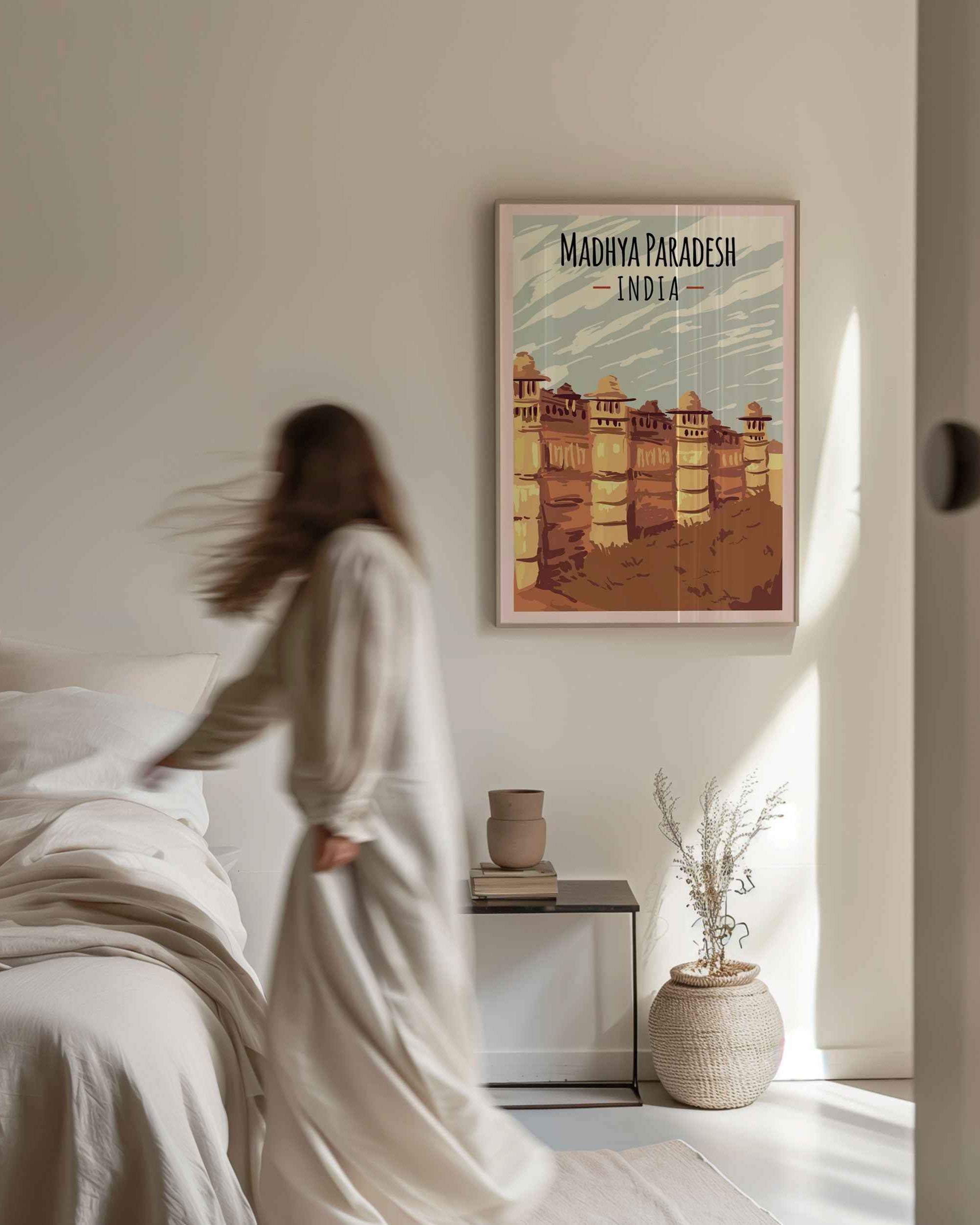 Madhya Pradesh Travel Poster Print