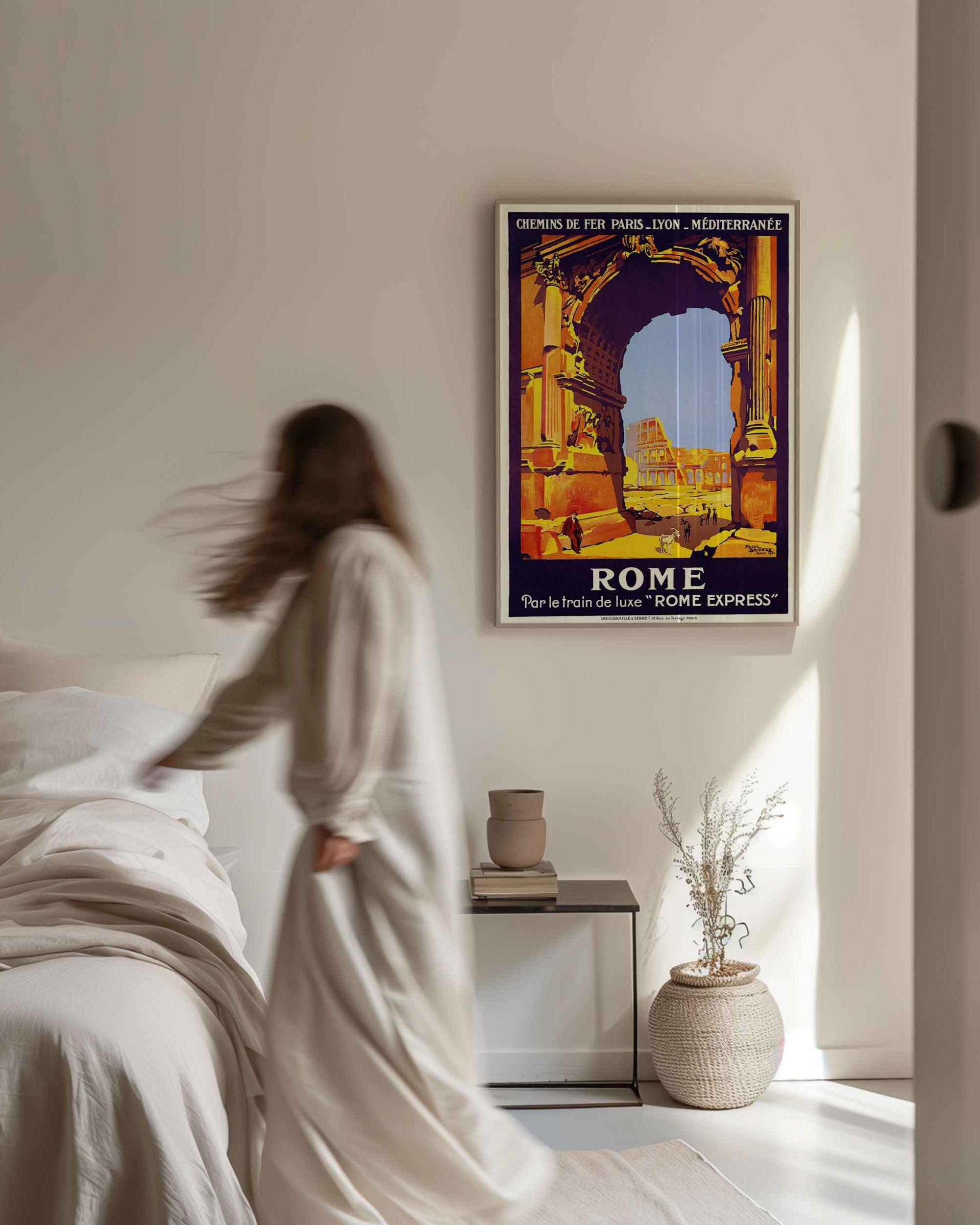 Rome Vintage Travel Poster Print