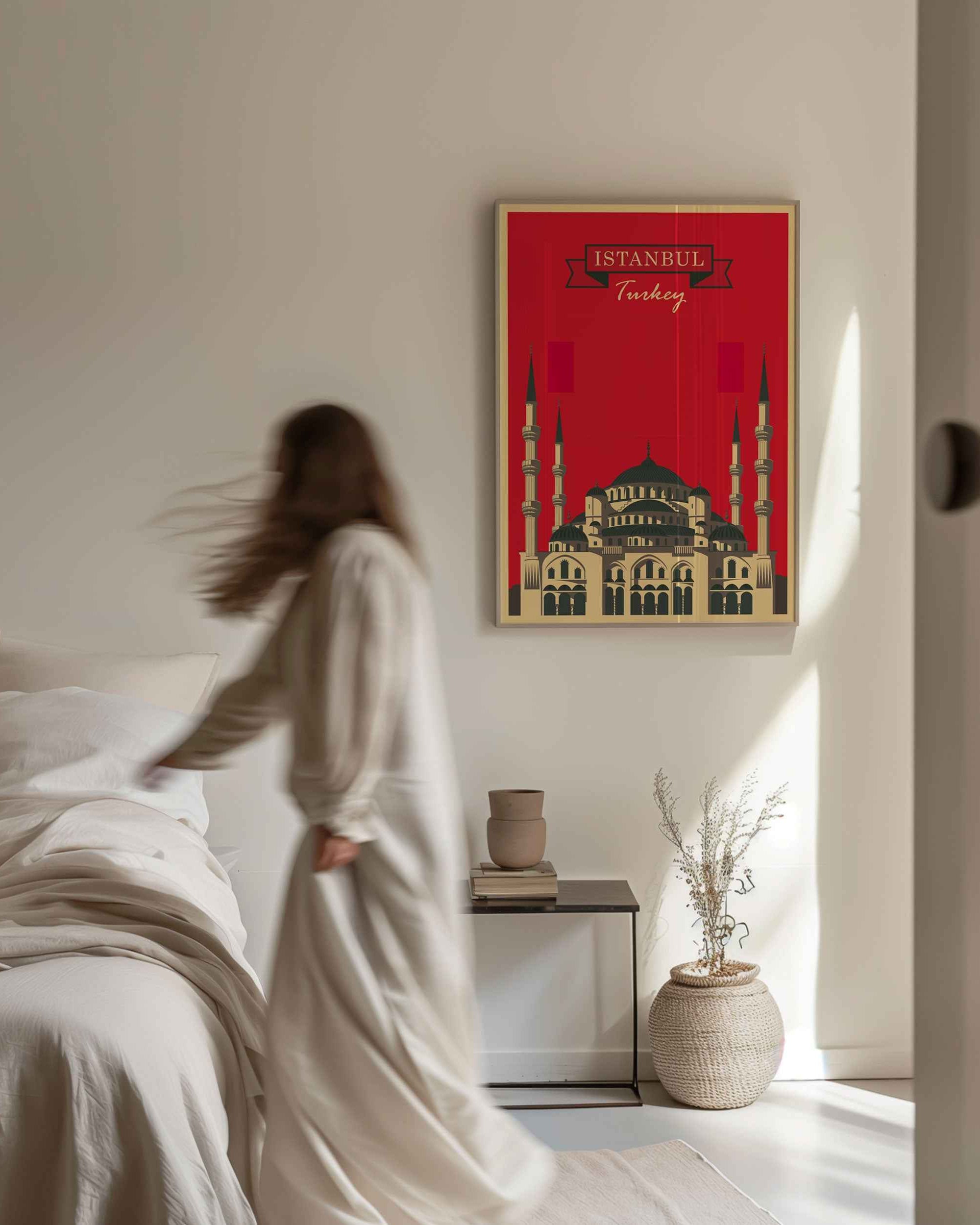 Turkey Vintage Travel Poster Print