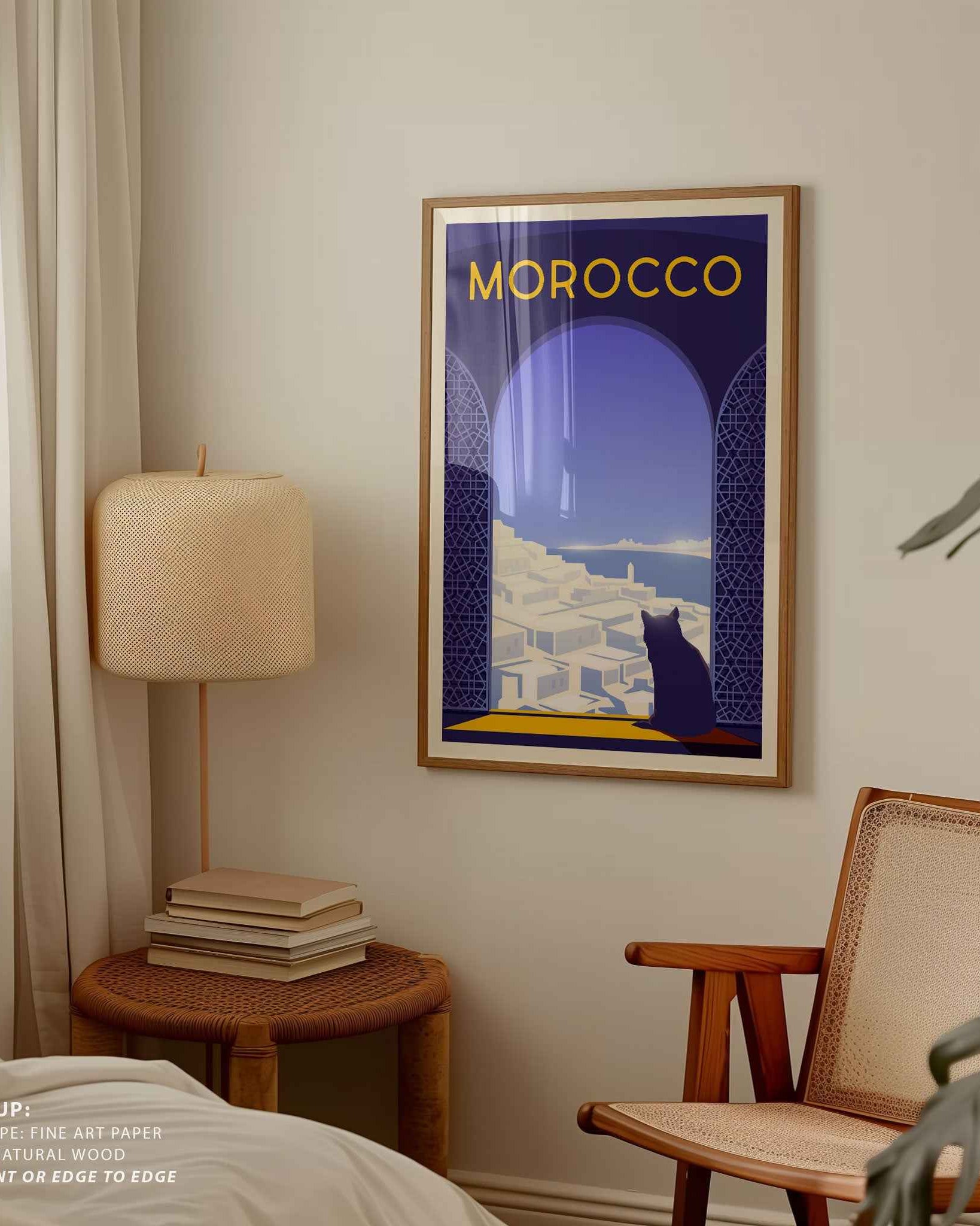 Morocco Travel Poster Print