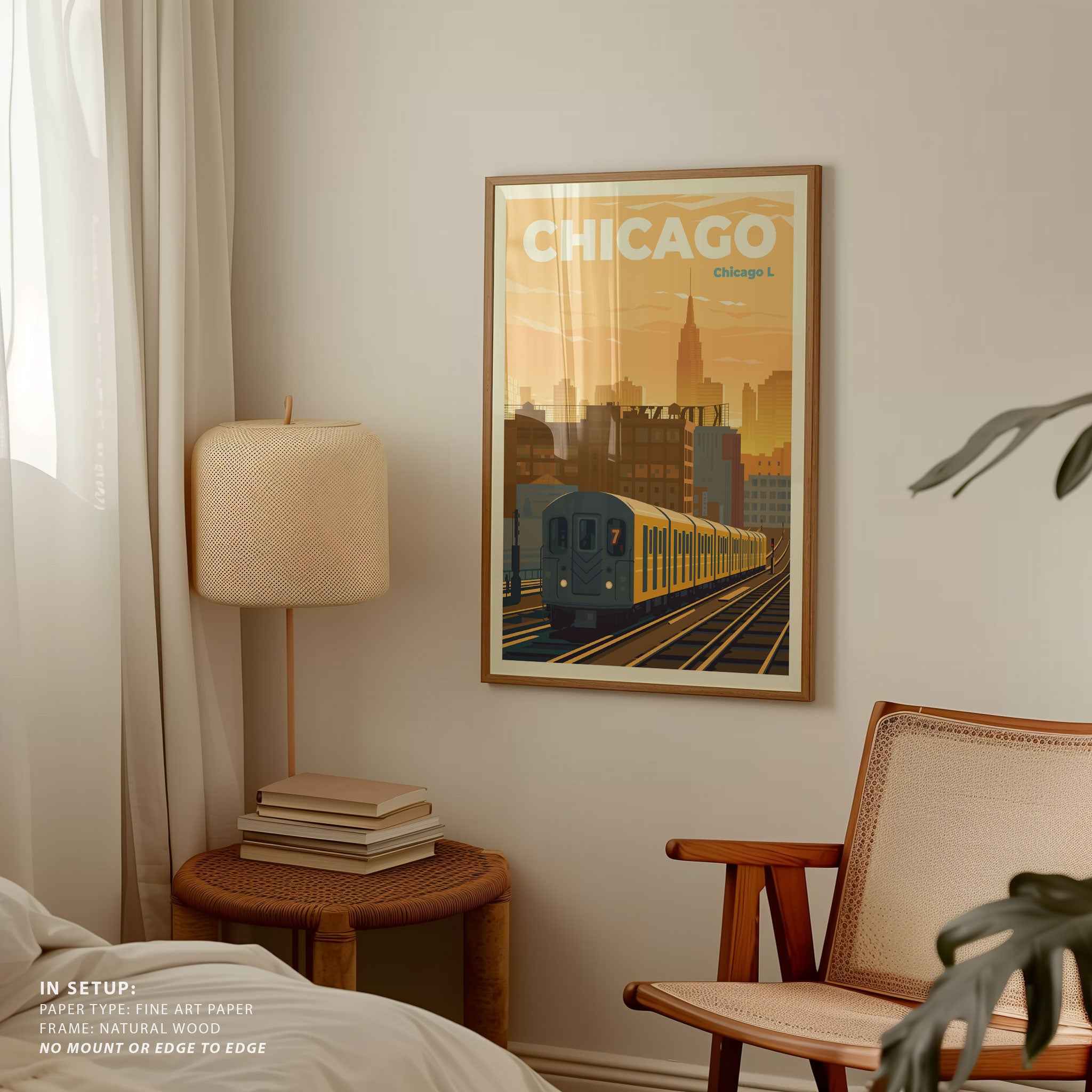 Chicago Travel Poster Print