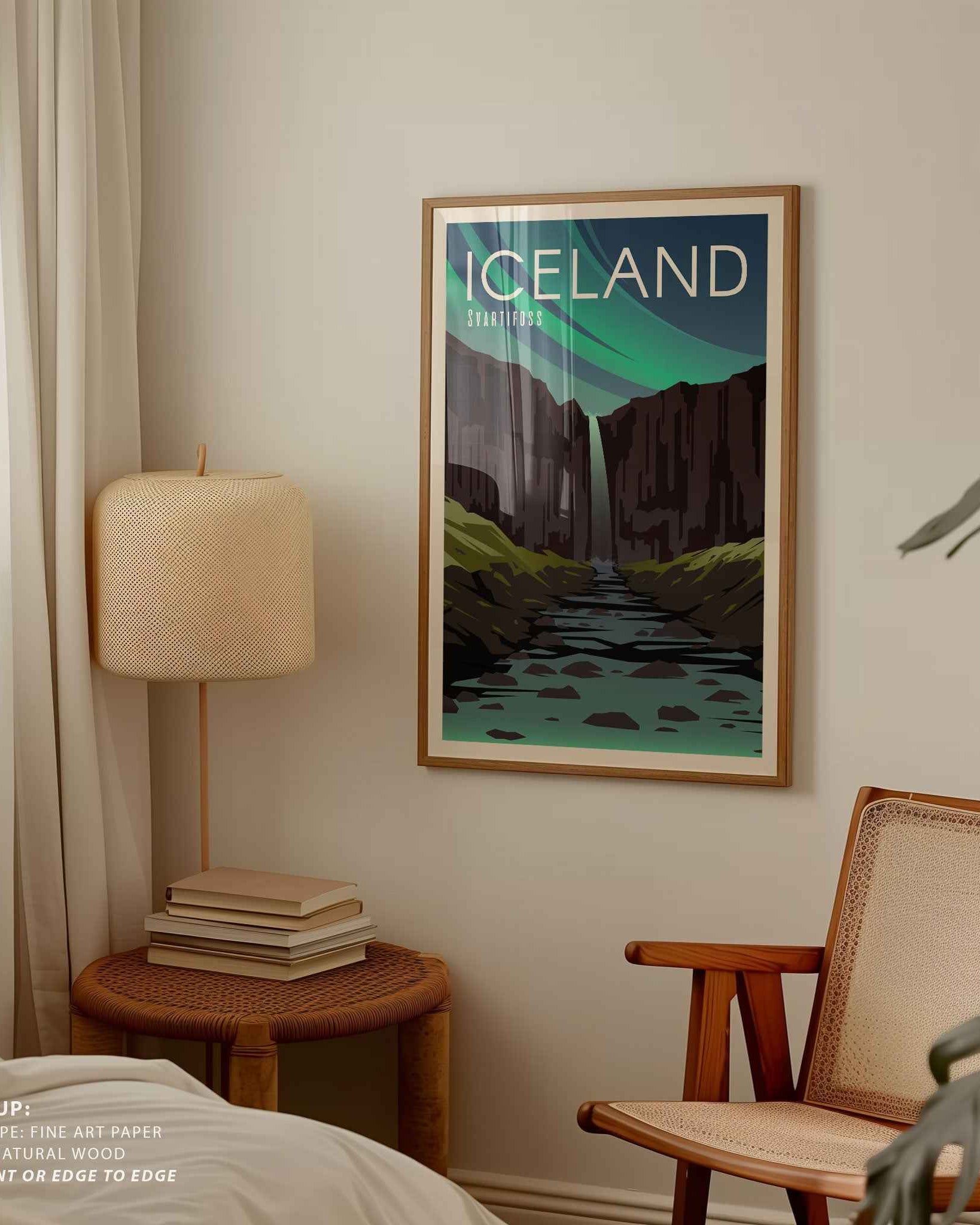 Iceland Travel Poster Print