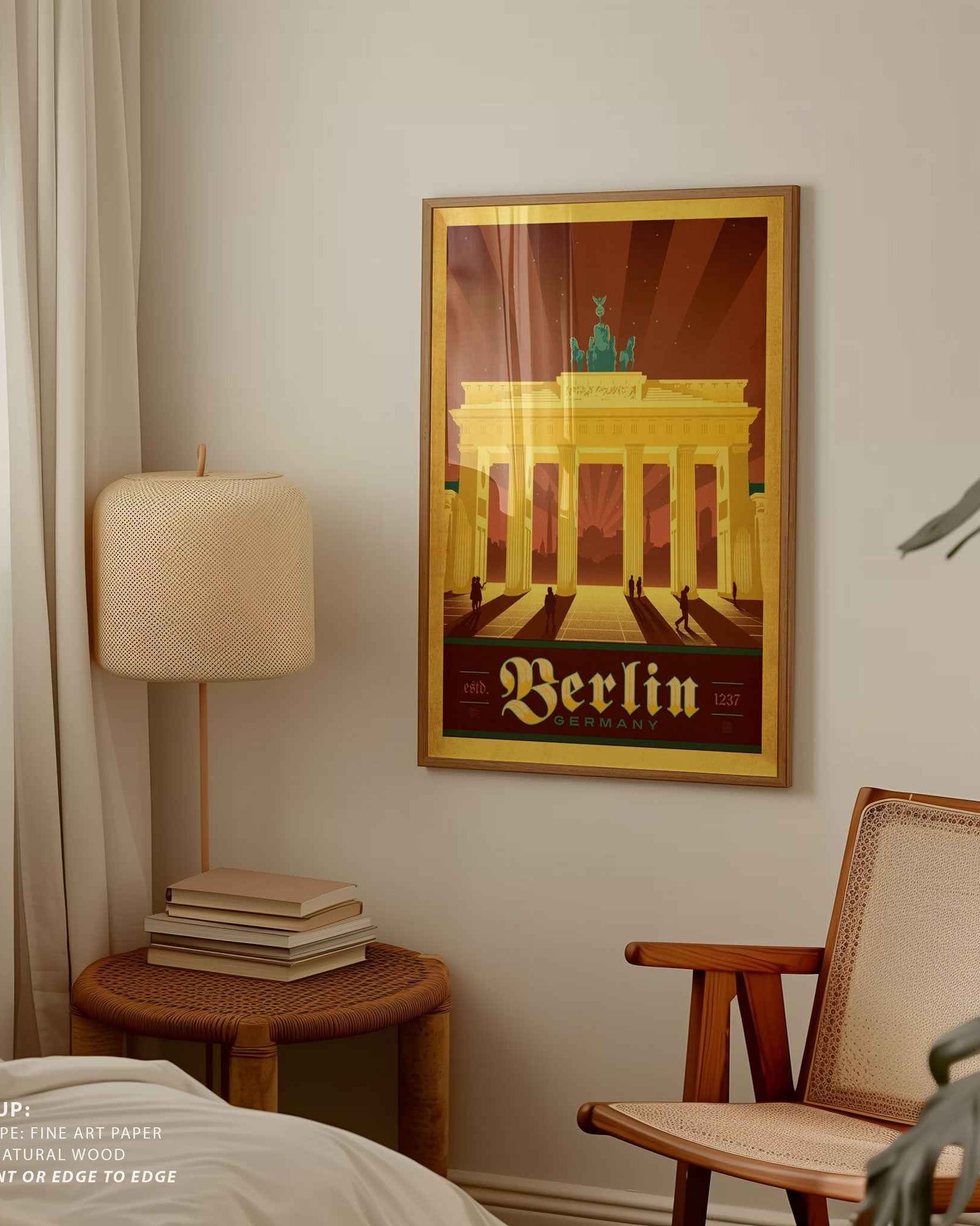 Berlin Travel Poster Print