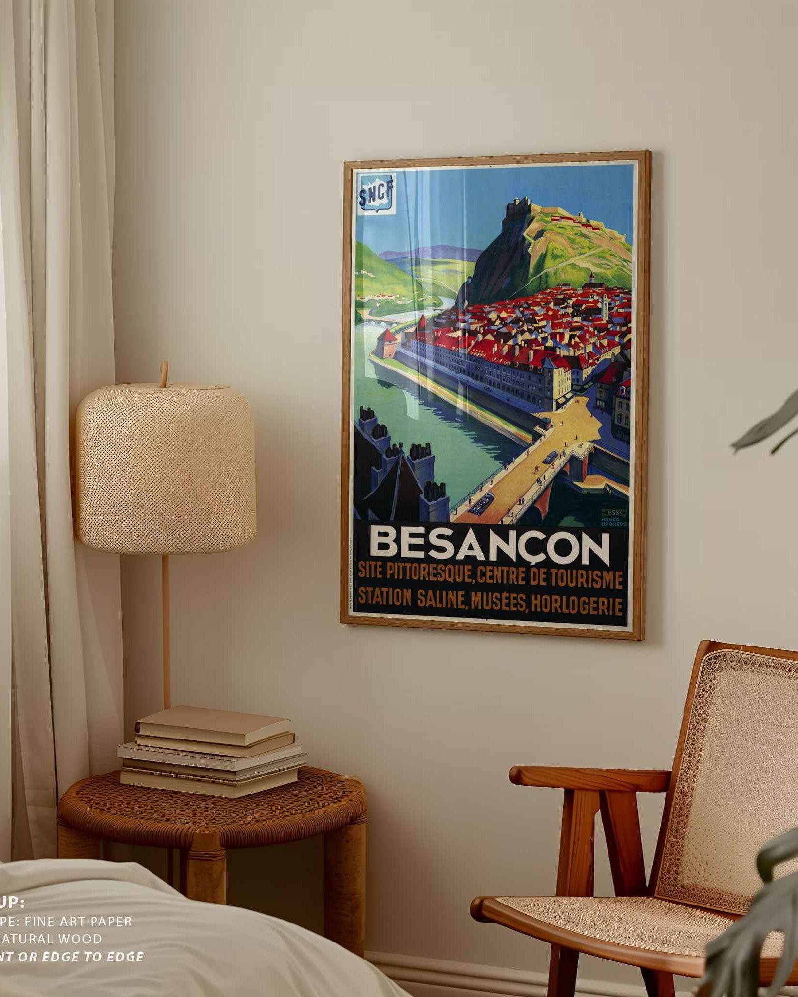 Besancon Travel Poster Print