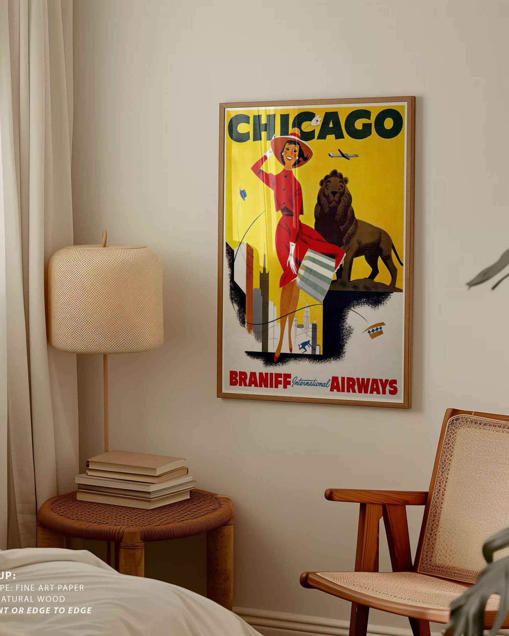 Braniff Travel Poster Print